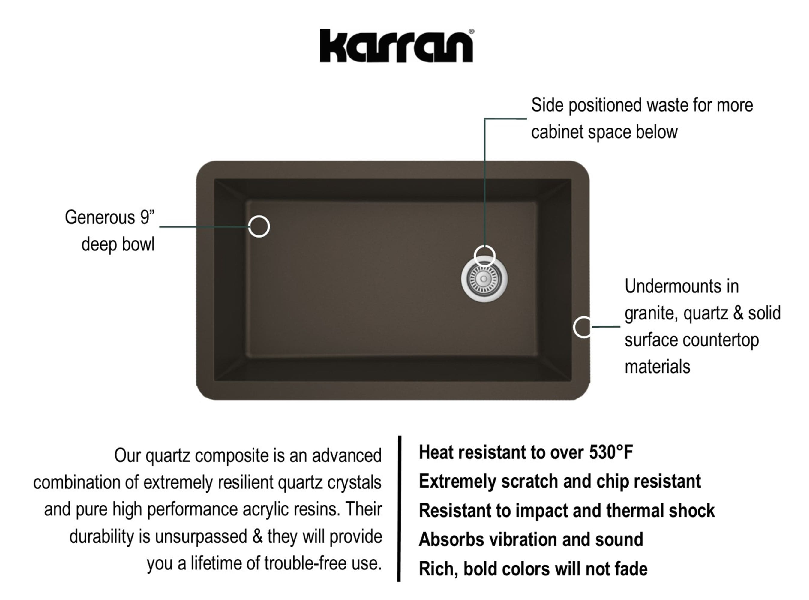 Karran QU-670-BR-PK1 Kitchen-Sinks - View #6