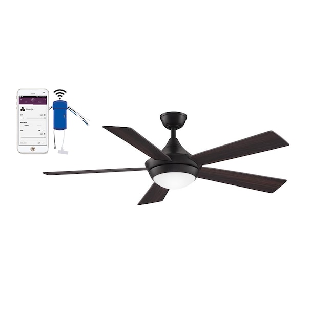 Smart Ceiling Fan With Light Remote, Ceiling Fan Drop Downrod