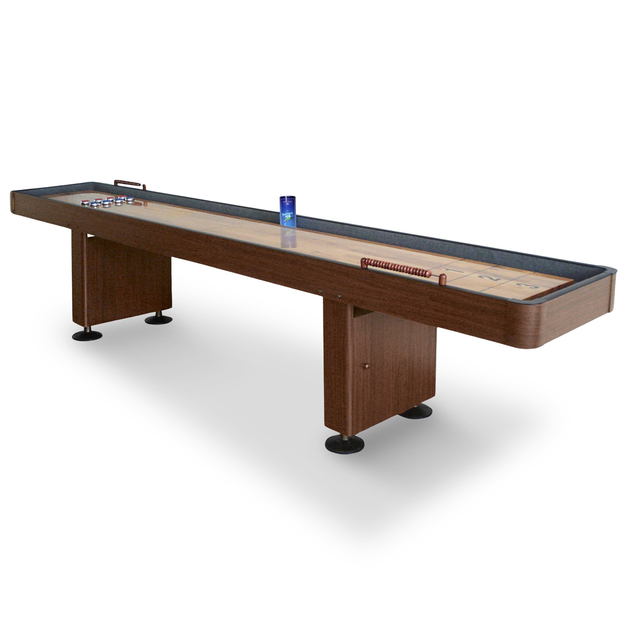 Hathaway Challenger 9-ft Shuffleboard Table - Walnut Finish 108-in