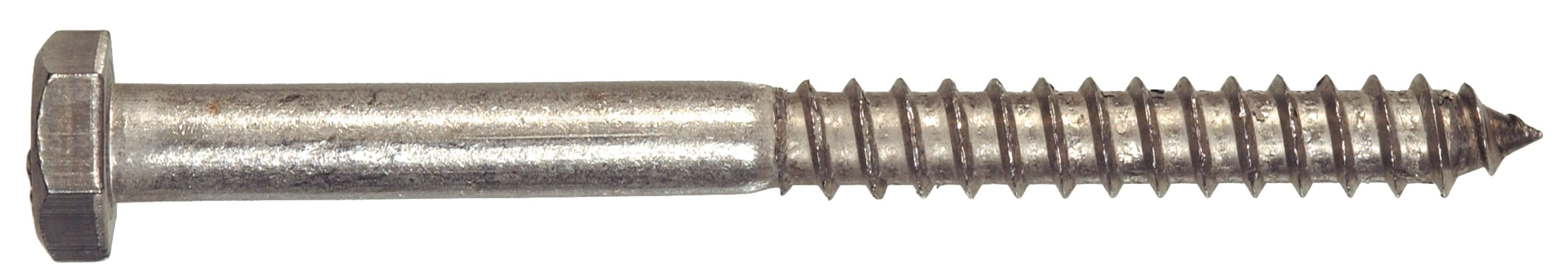 Box of 1 3/8 x 7" Hex Lag Screw 18-8 Stainless Steel 