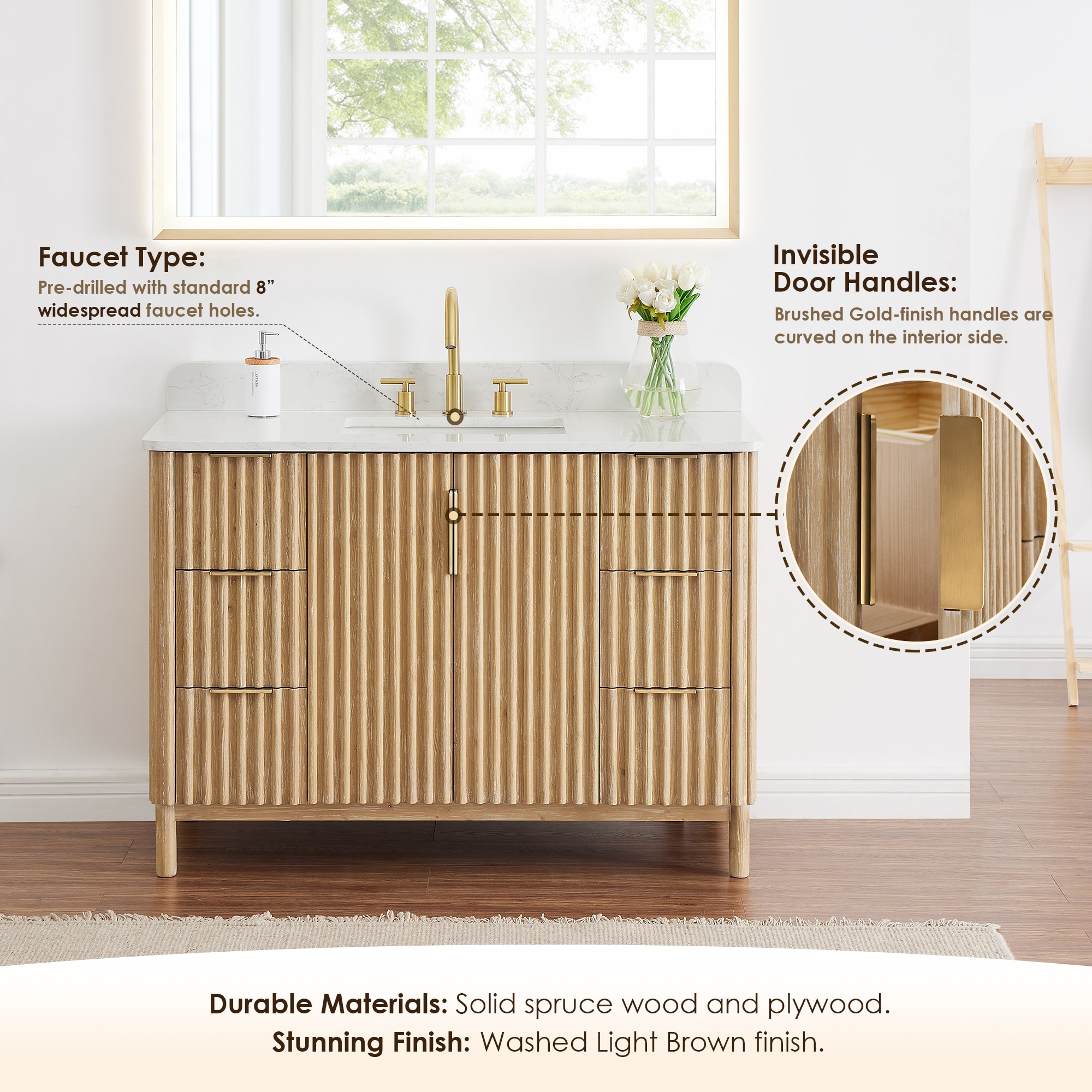 Altair 575048-WL-GW-NM Bath-Vanity-Combo - View #4