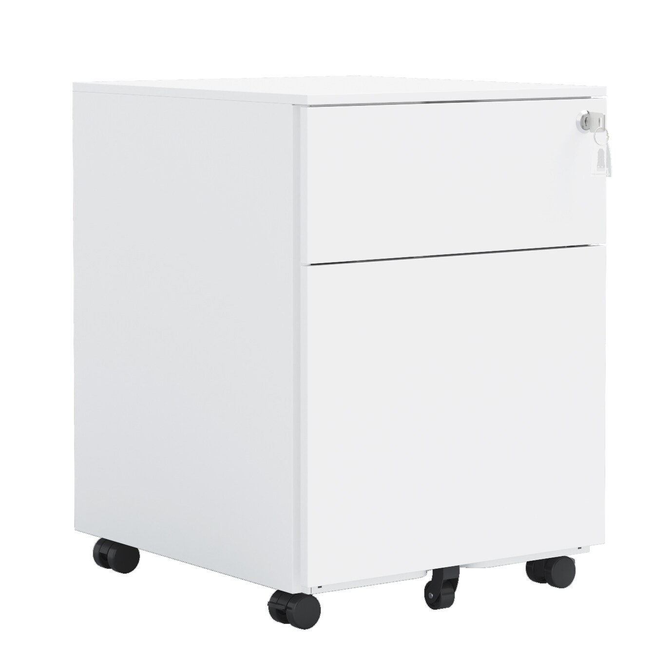 Maocao Hoom White 3-Drawer 15.35-in File Cabinet