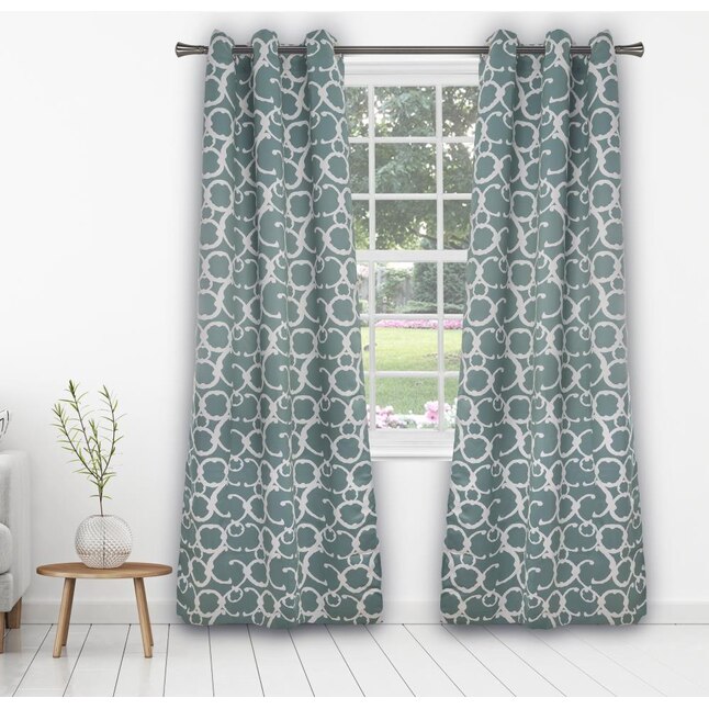 Curtains Ds, Teal Gray Geometric Curtains