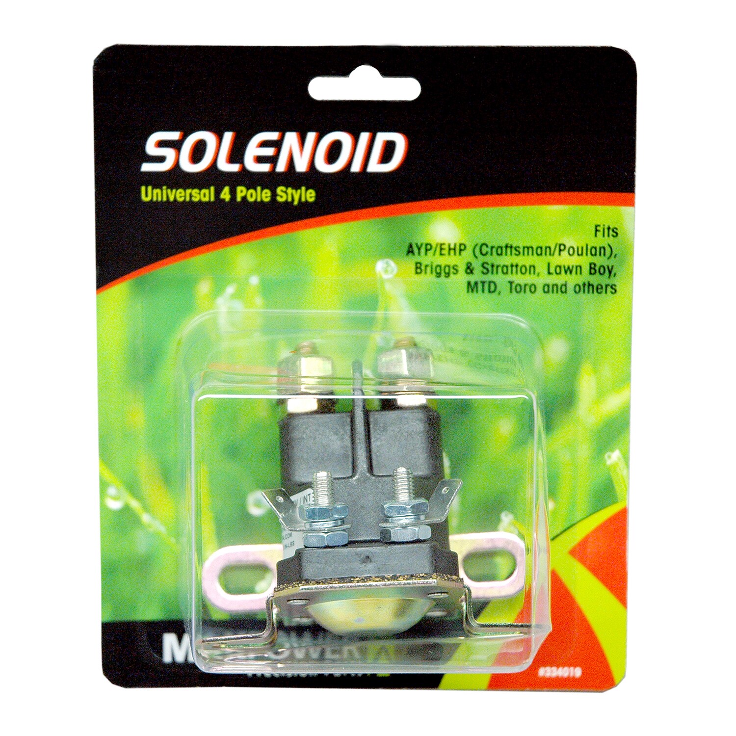 MaxPower Solenoid for Riding Mower Fits Universal Deck Size in