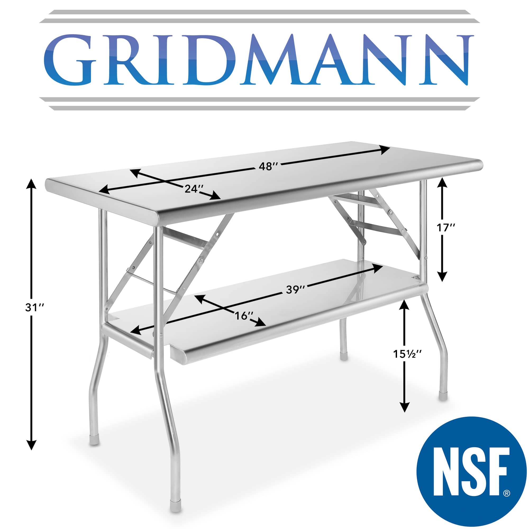 GRIDMANN GR51-FD2448D. Folding-Tables - View #7