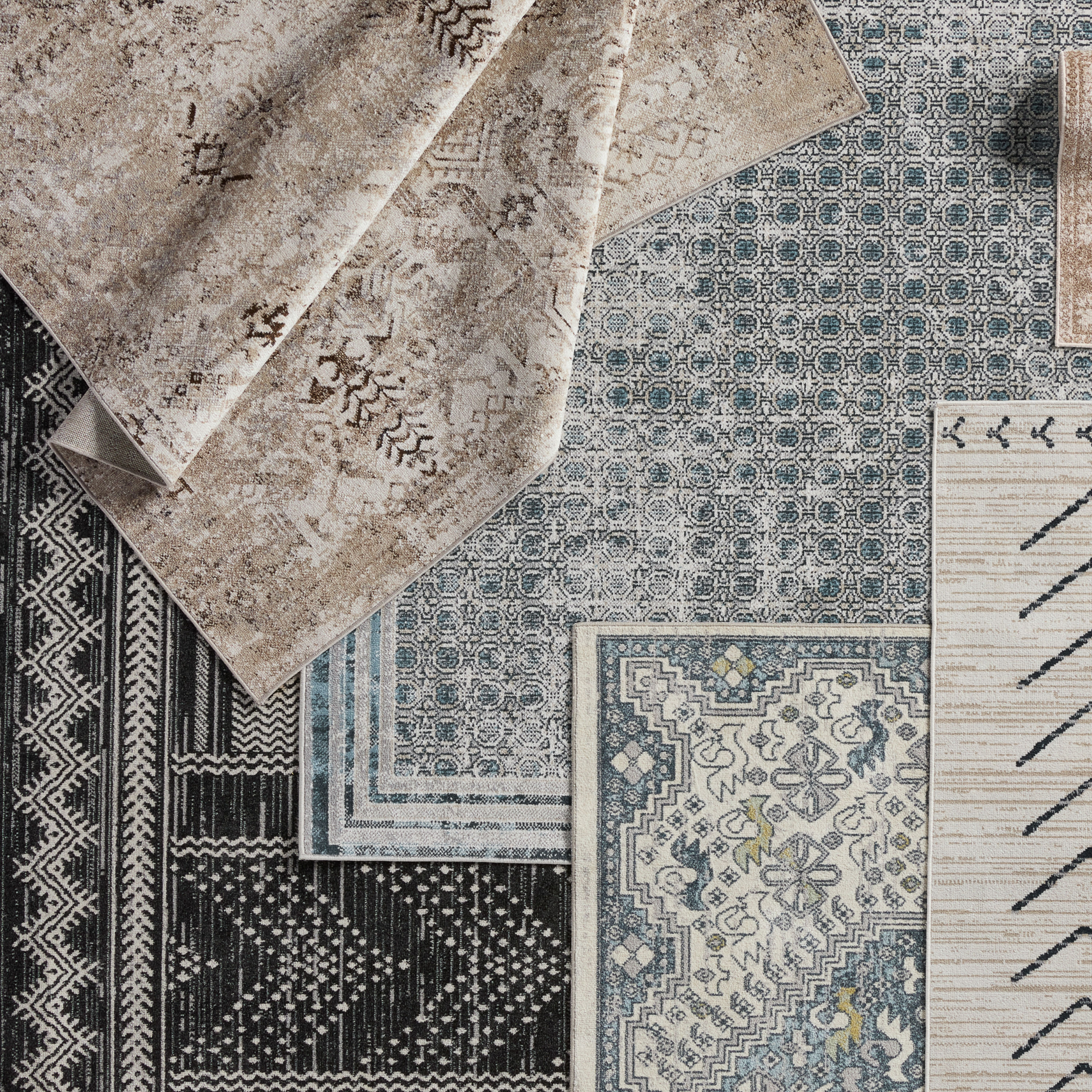 Handmade Easy-Care Gray Wool Blend 5' x 7' Tufted Area Rug