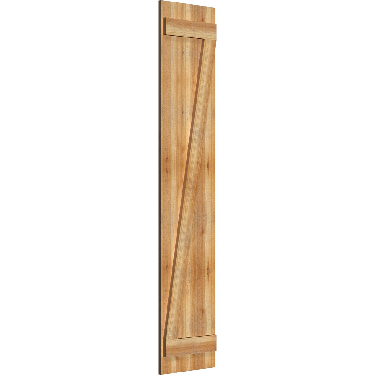 Ekena Millwork RBJ06Z16X075RWR Exterior-Shutters - View #2
