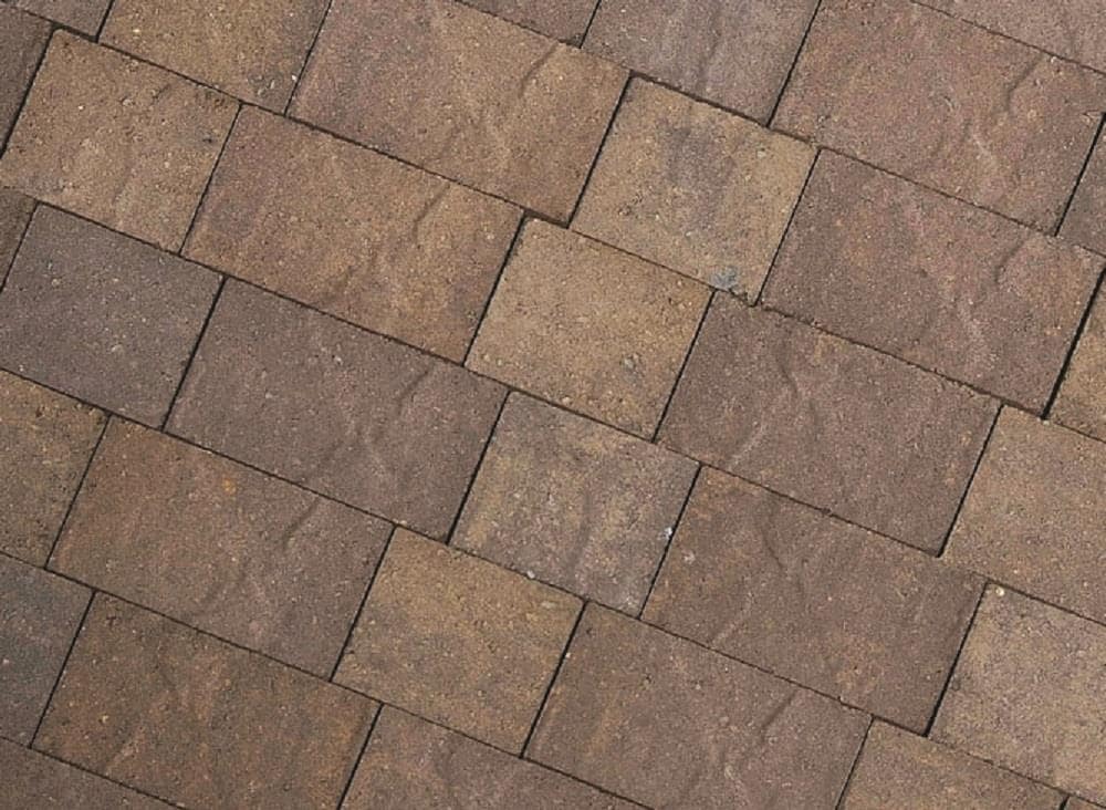CastleLite Q010.110.66.B3 6-in L x 6-in W x 2-in H Square Mojave Blend Concrete Paver