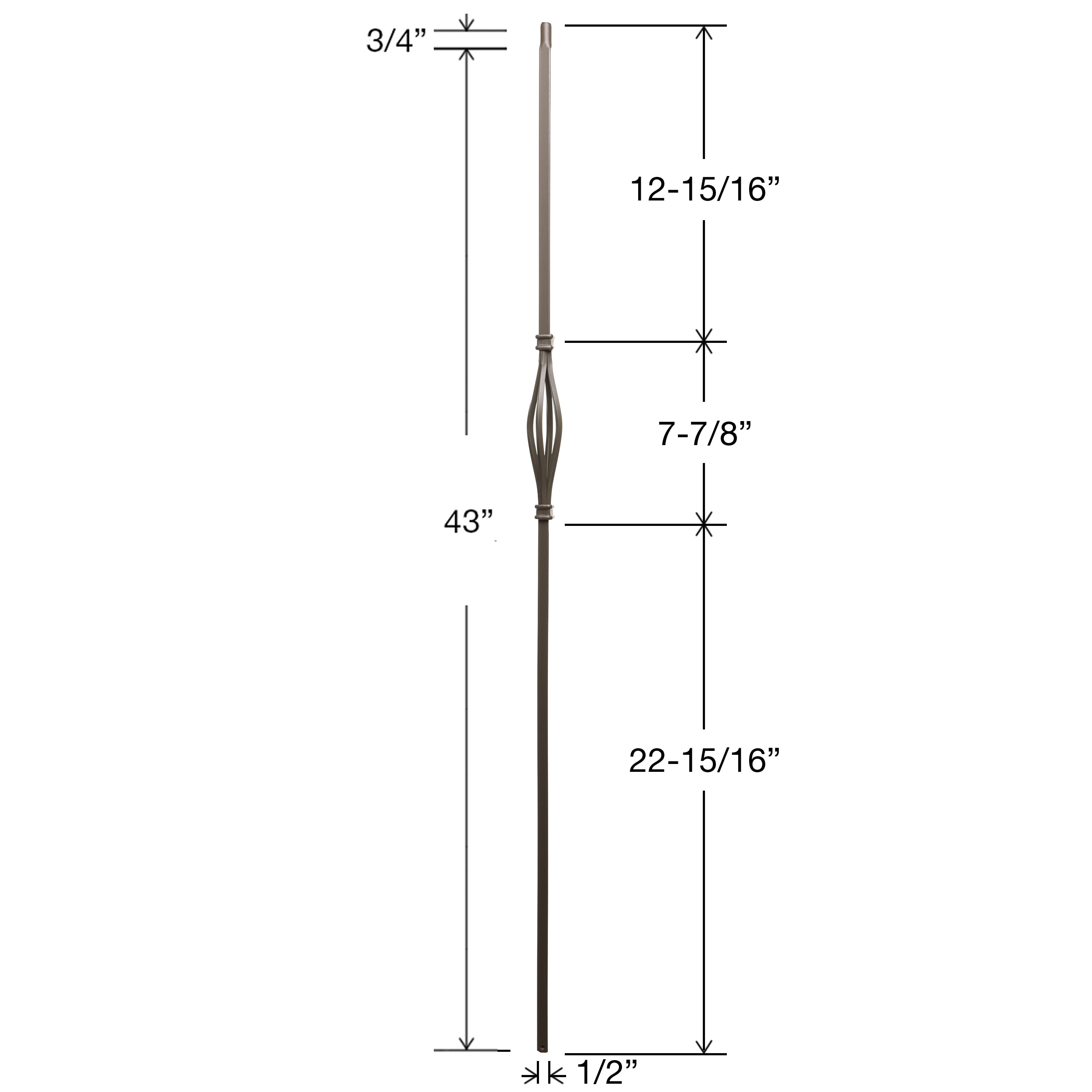 RELIABILT WGT18PW Interior-Stairpart-Balusters - View #9