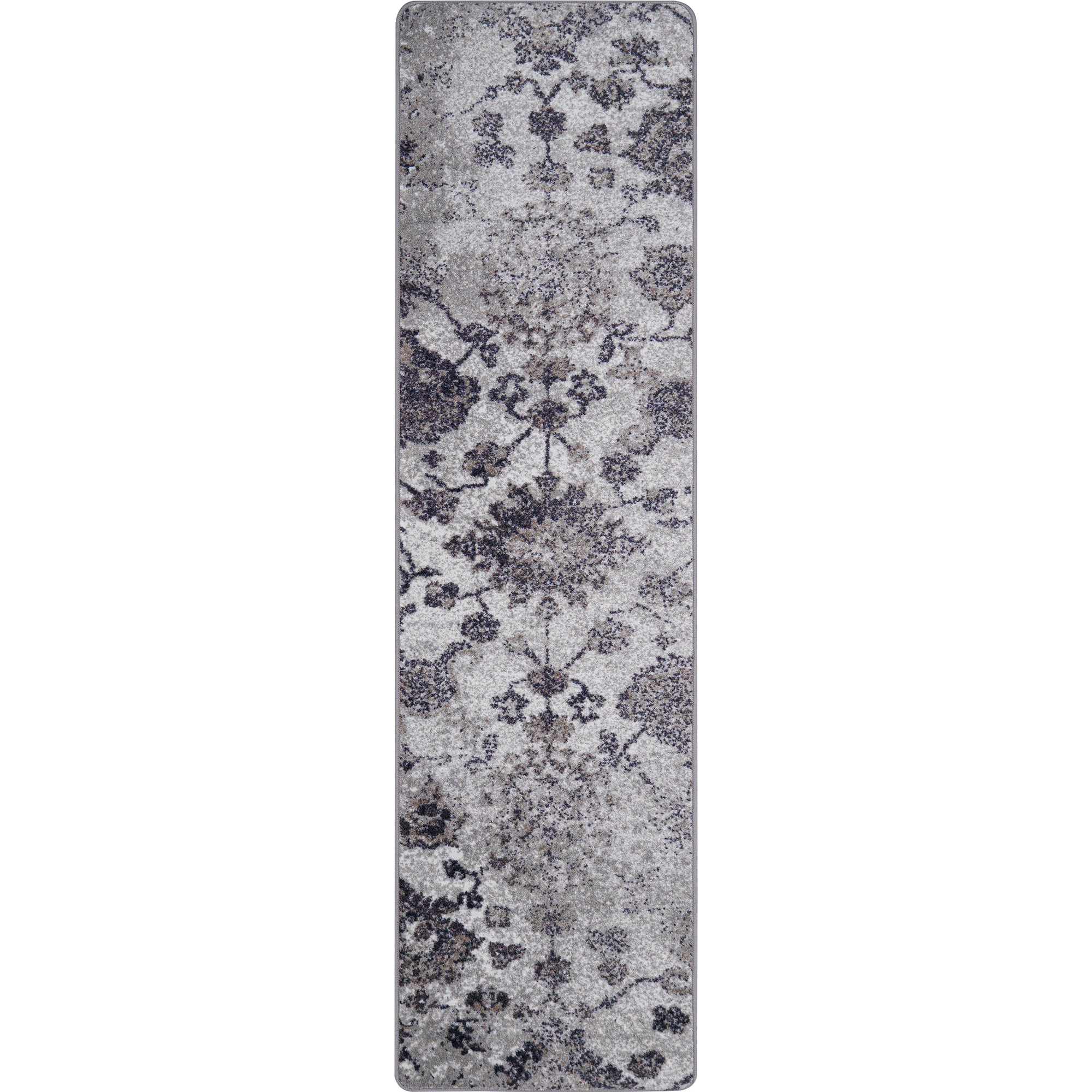 Joy Carpets 2184RR-02 Mojave Bloom 2 x 8 (ft) Tufted Nylon Twilight Rectangular Indoor Floral/Botanical Persian Runner rug