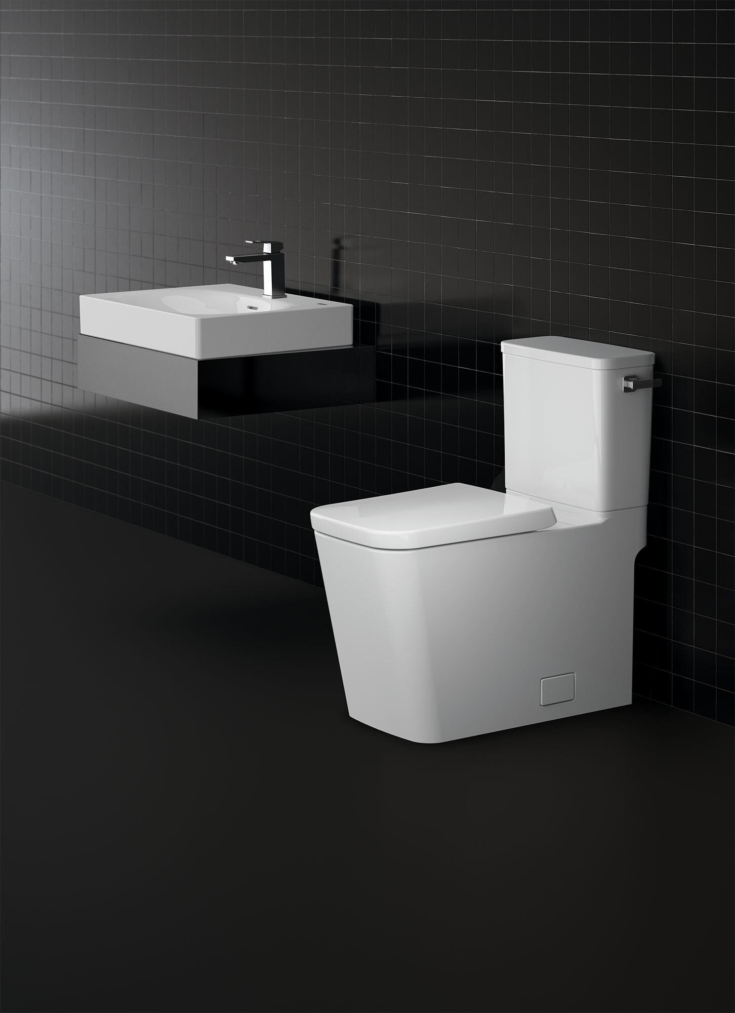 Eurocube Alpine White 24" Ceramic Wall-Mount Bathroom Sink
