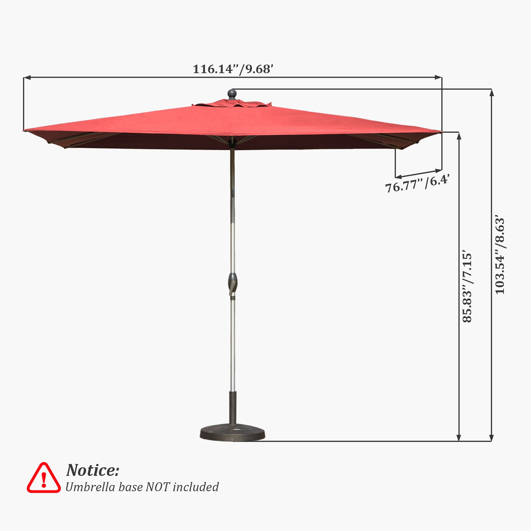 Clihome CL-FOPC320952 Umbrellas-2 - View #3