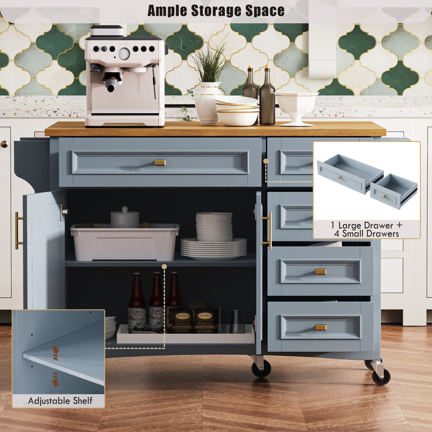Streamdale Furniture N707P195393G Kitchen-Furniture - View #6