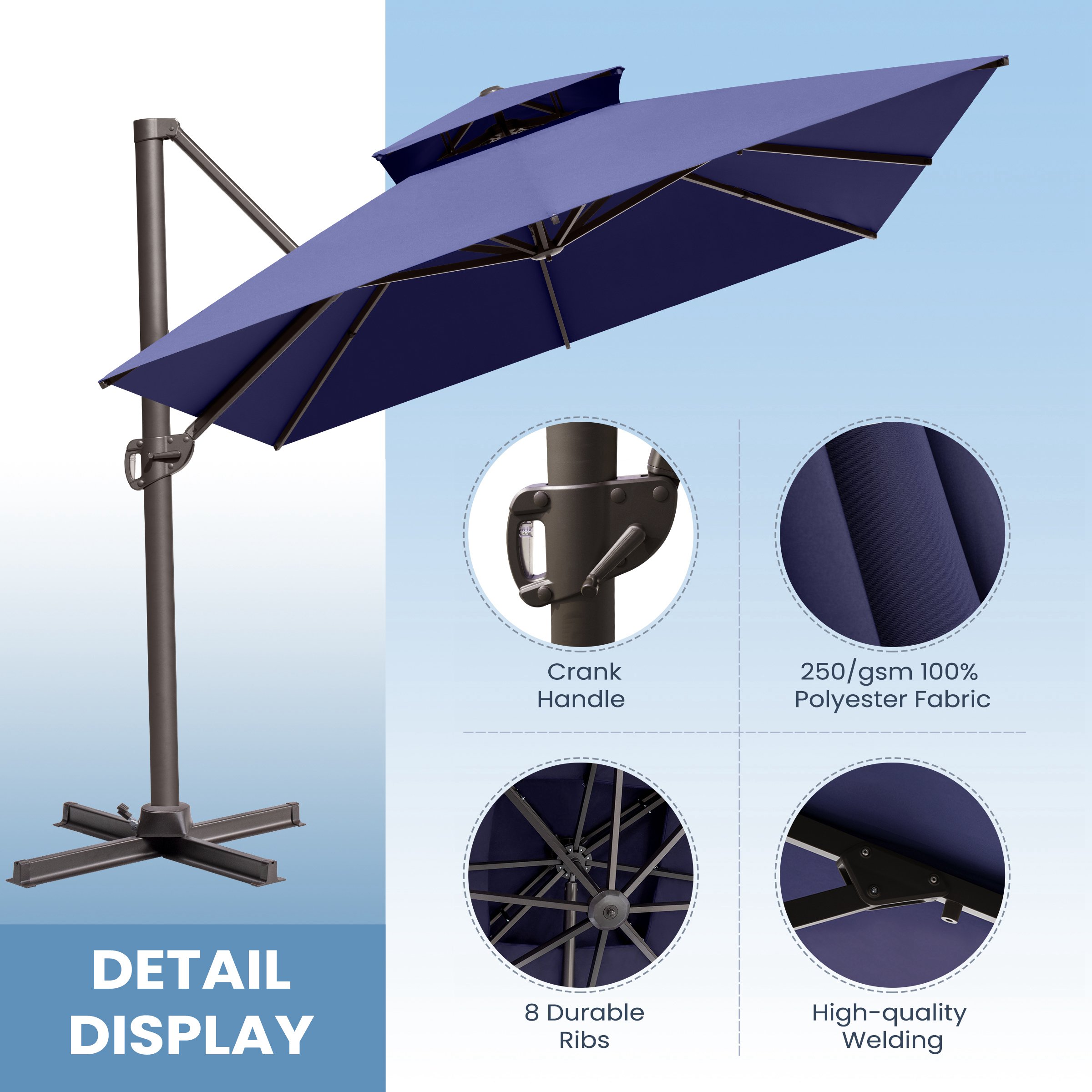 Crestlive Products CL-PU027BLK Umbrellas-2 - View #7