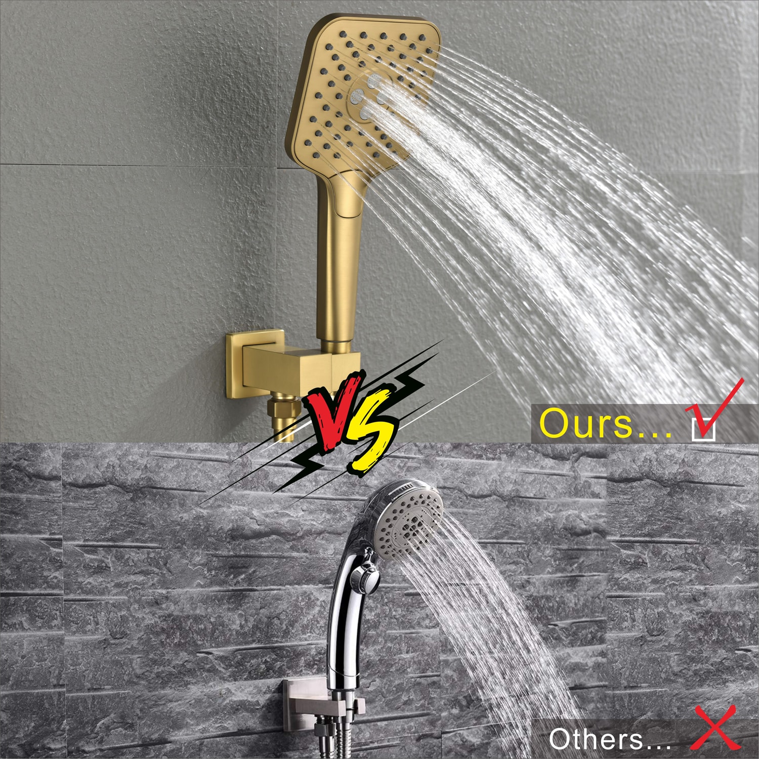 Pouuin PD-400S Showerhead-Bar-Panels - View #5