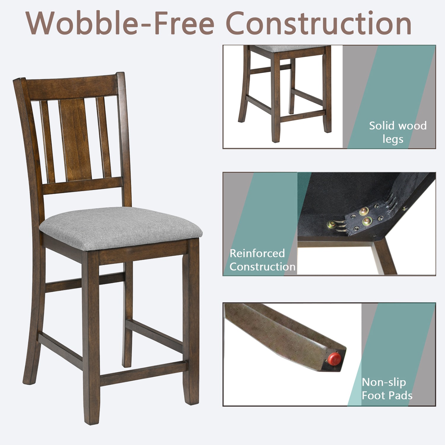 SINOFURN SYA010265GY Dining-Chairs - View #8