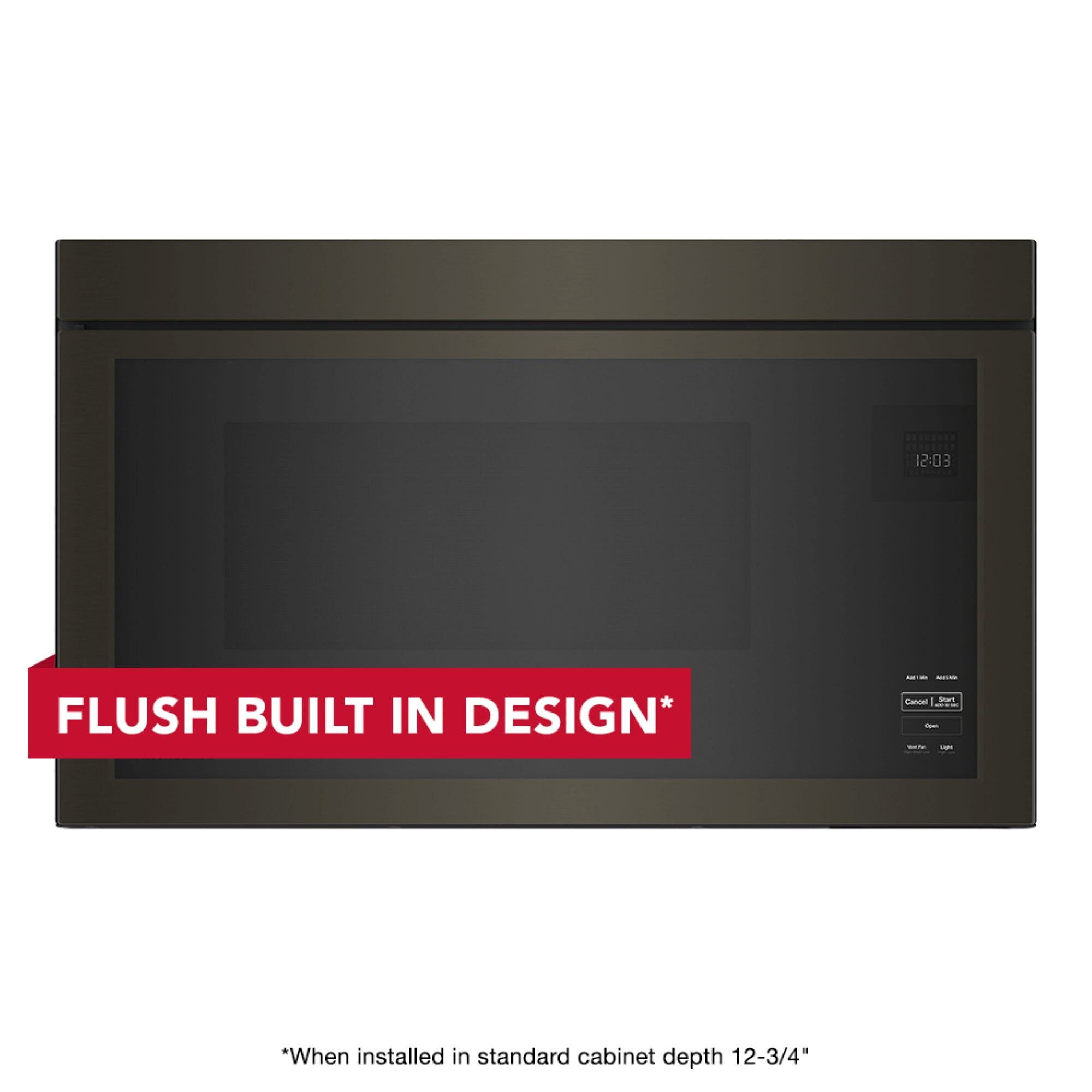 KitchenAid 30 1.1 Cu. Ft. Over-the-Range Microwave with 10 Power Levels,  500 CFM & Sensor Cooking Controls - Black Stainless Steel with PrintShield  Finish