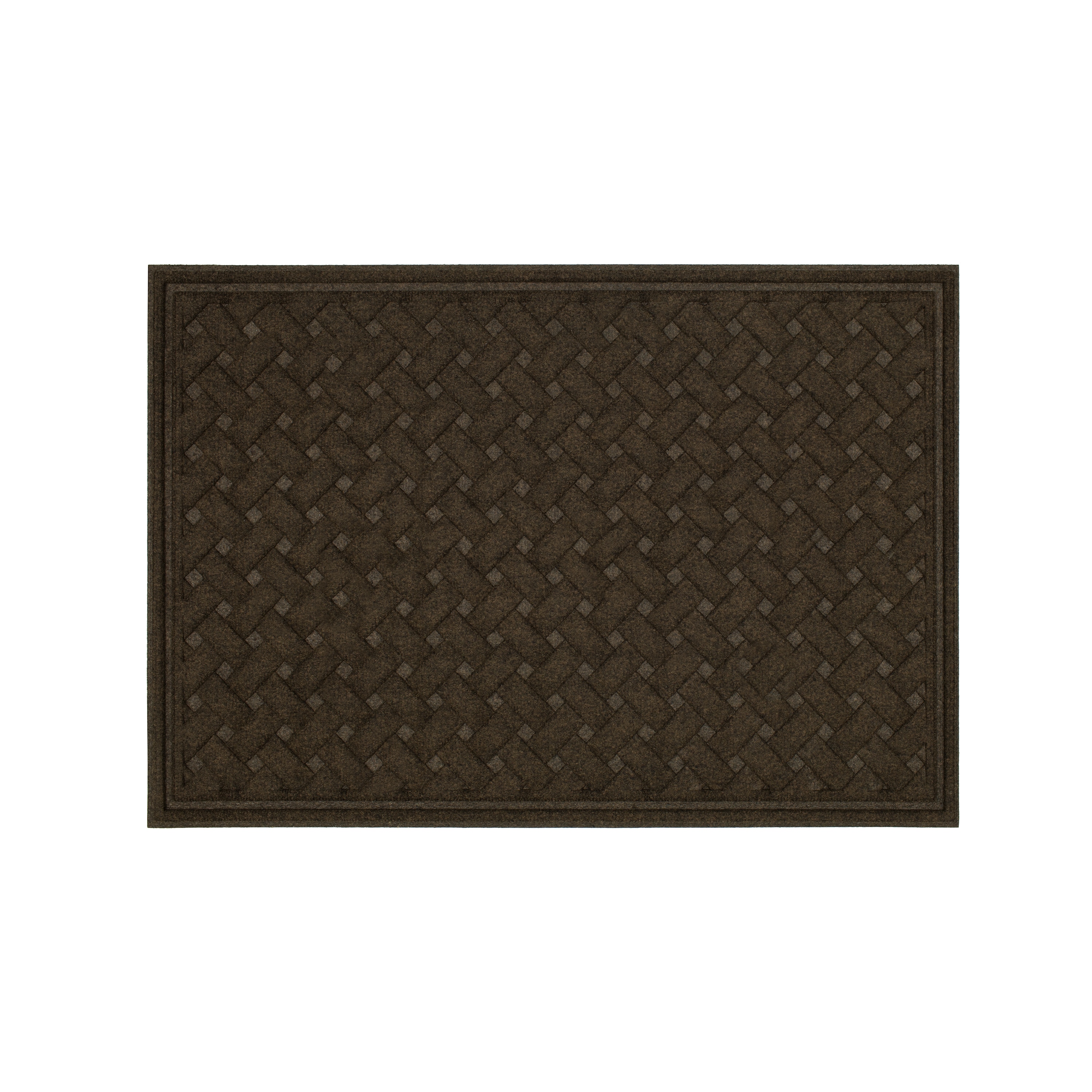 PNW Indoor Mat Box Square, 1' 4x2', Door Mat, Shoe Wiper, Indoor Floor Mat,  Straw Mat, Modern Door Mat, Mudroom Mat, Garage Mat 