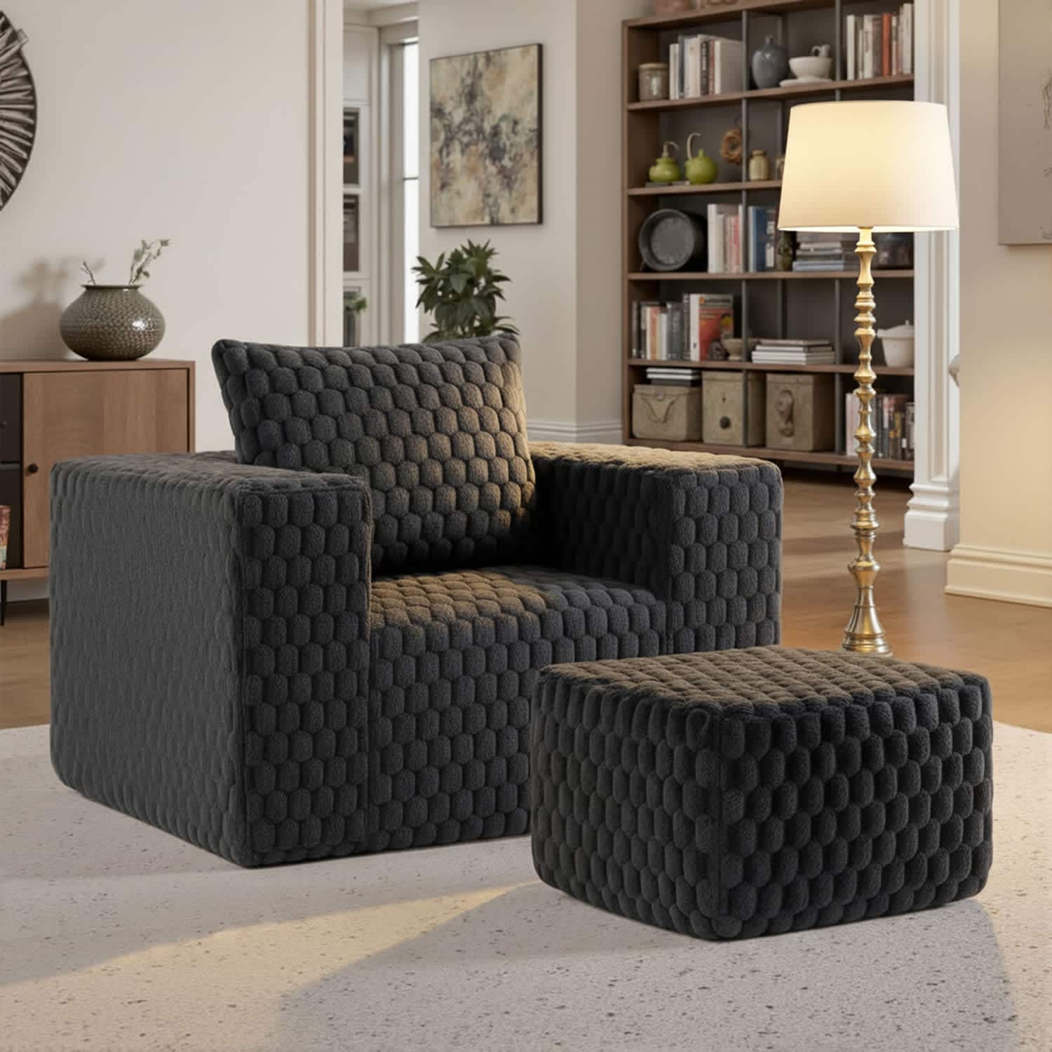 VERYKE LL-SF001GY Sofas-Loveseats - View #3