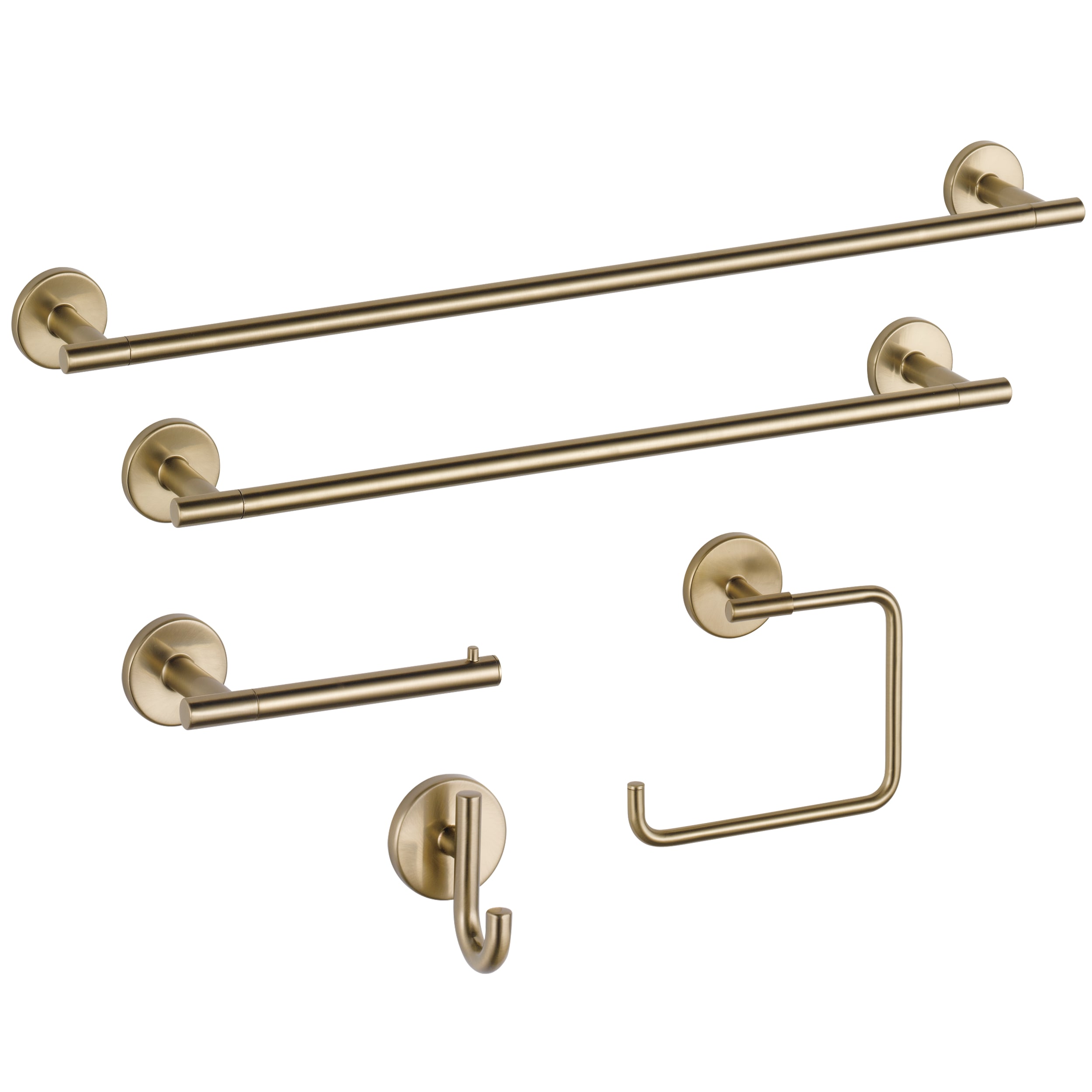 Delta Trinsic Champagne Bronze Single Wall Mount Towel Hook in the Towel Hooks department at Lowes