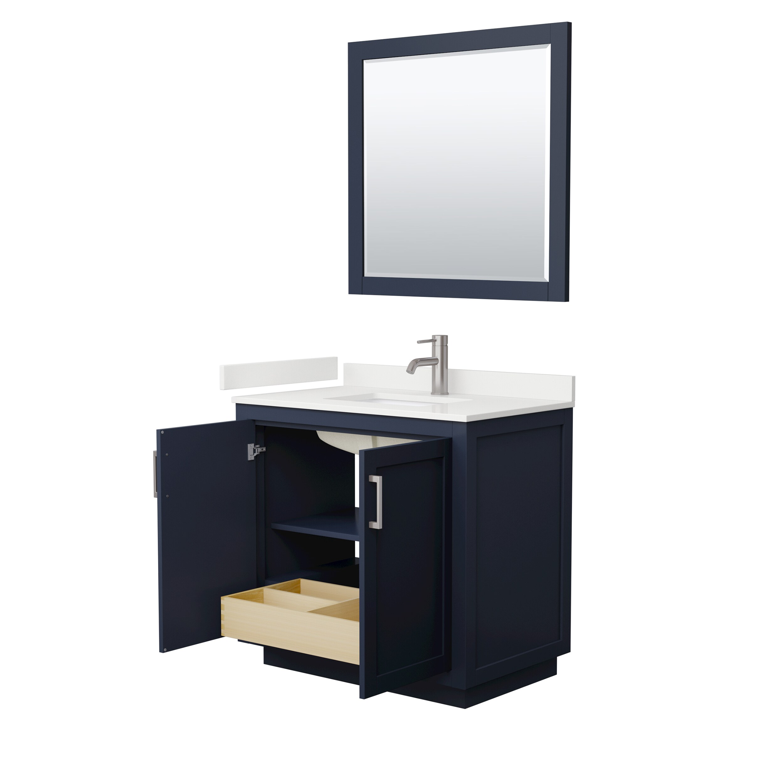 Wyndham Collection WCF292936SBNWQUNSM34 Bath-Vanity-Combo - View #3