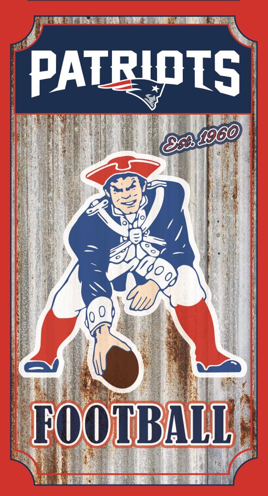 NFL New England Patriots Vintage Throwback Football, 9 Inches