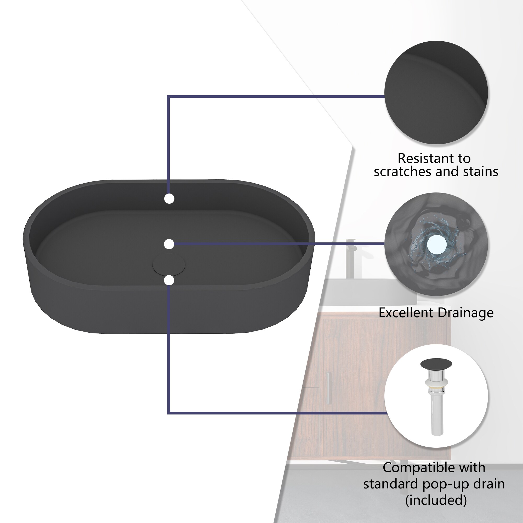CASAINC SLH-LMU21189A1 Bath-Sink - View #8