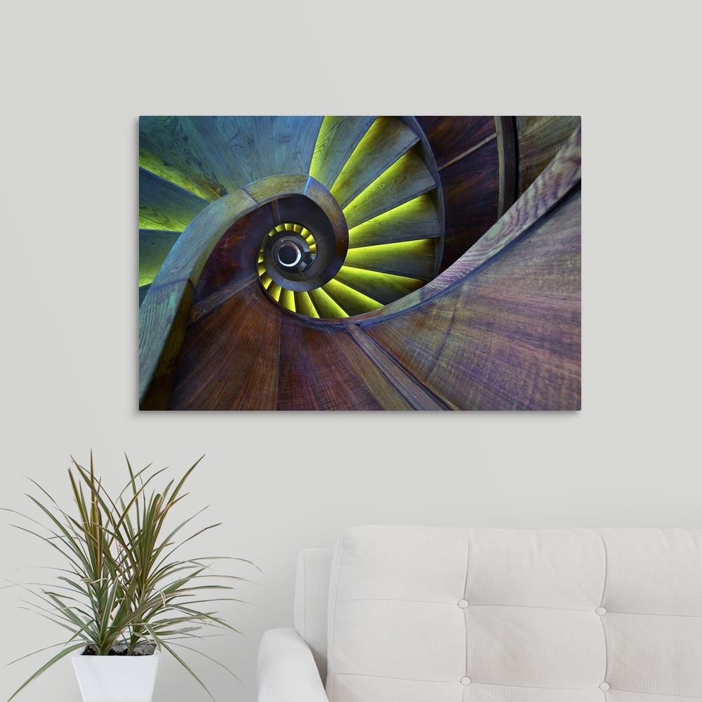 GreatBigCanvas 20-in H x 30-in W Abstract Print on Canvas in the Wall ...