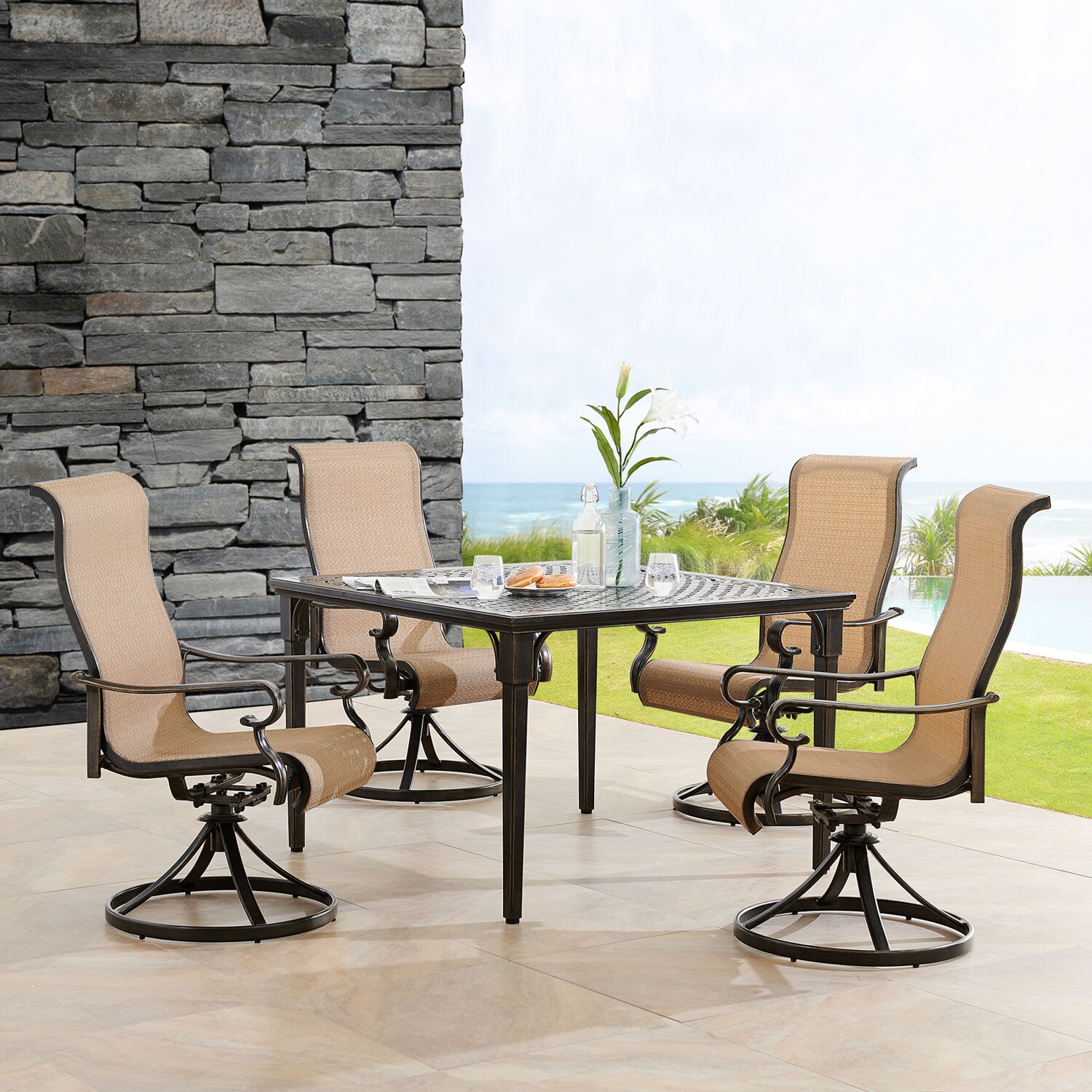 Hanover BRIGDN5PCSWSQ Patio-Dining-Sets - View #15