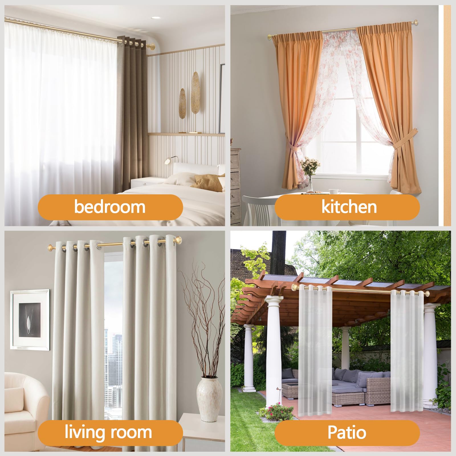 KIWDZFU LKI0821A085 Curtain-Rods - View #6