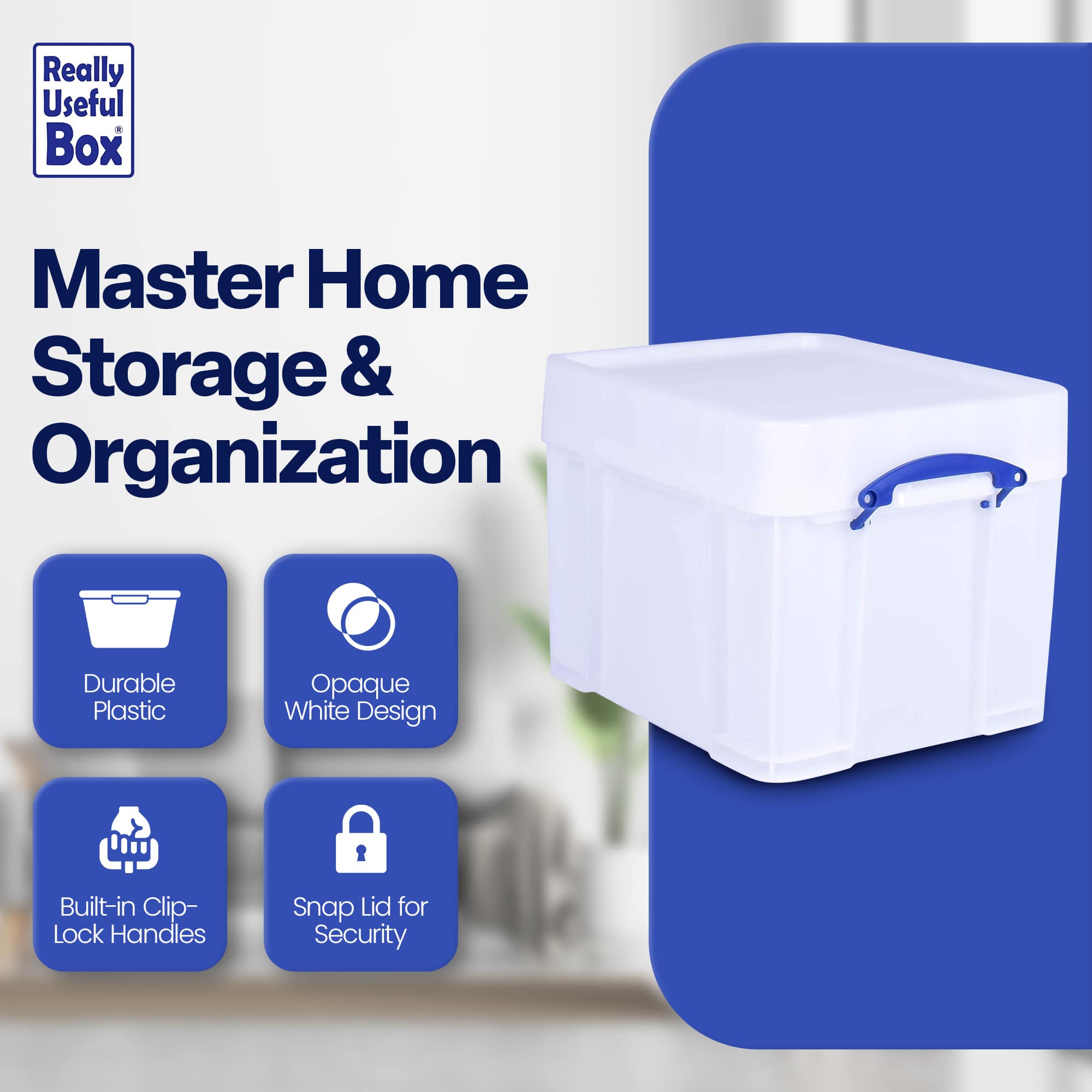Really Useful Box 392973 Plastic-Storage-Totes - View #2