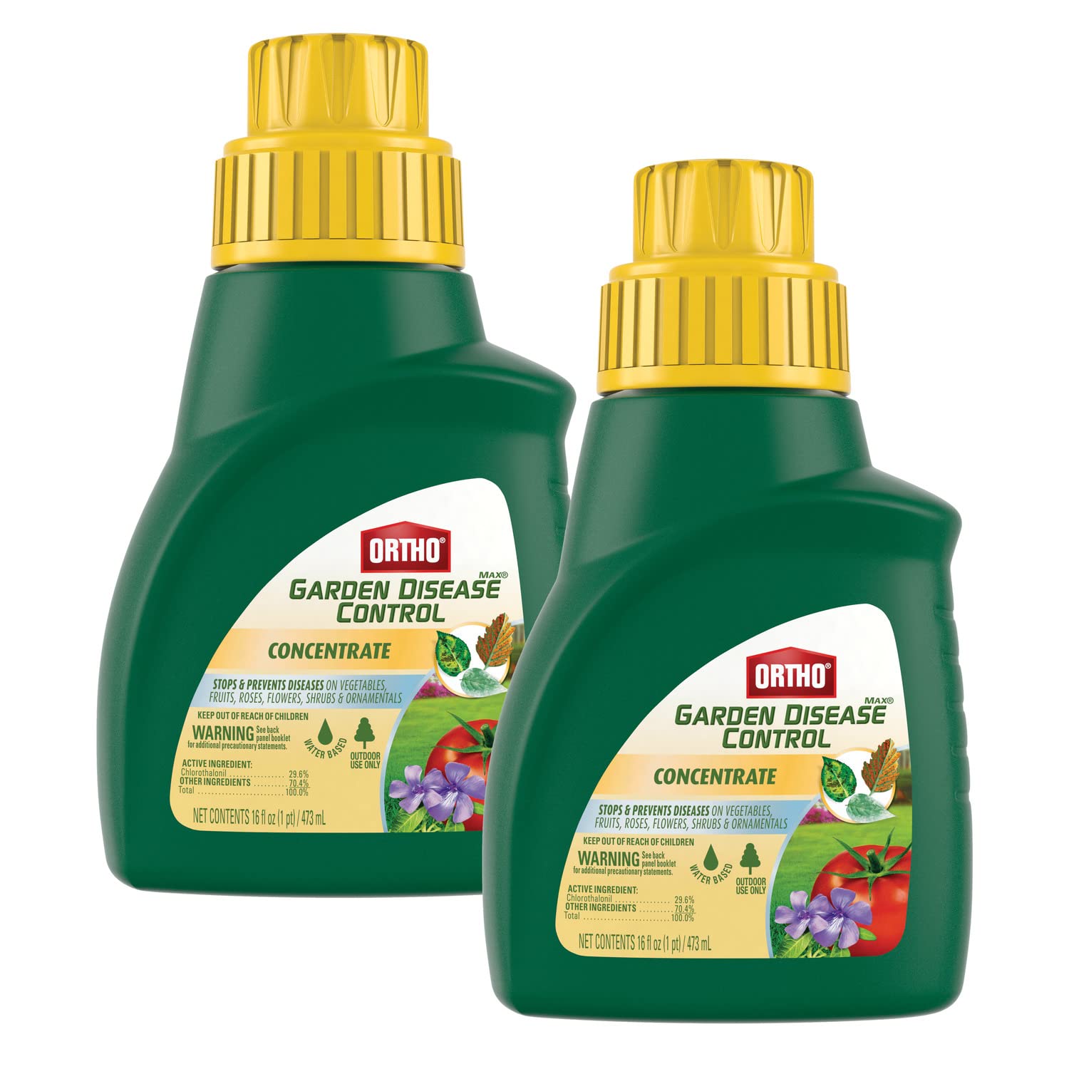 ORTHO  Max Garden Disease Control Concentrate - 16 oz. (2-Pack) for Effective Plant Protection