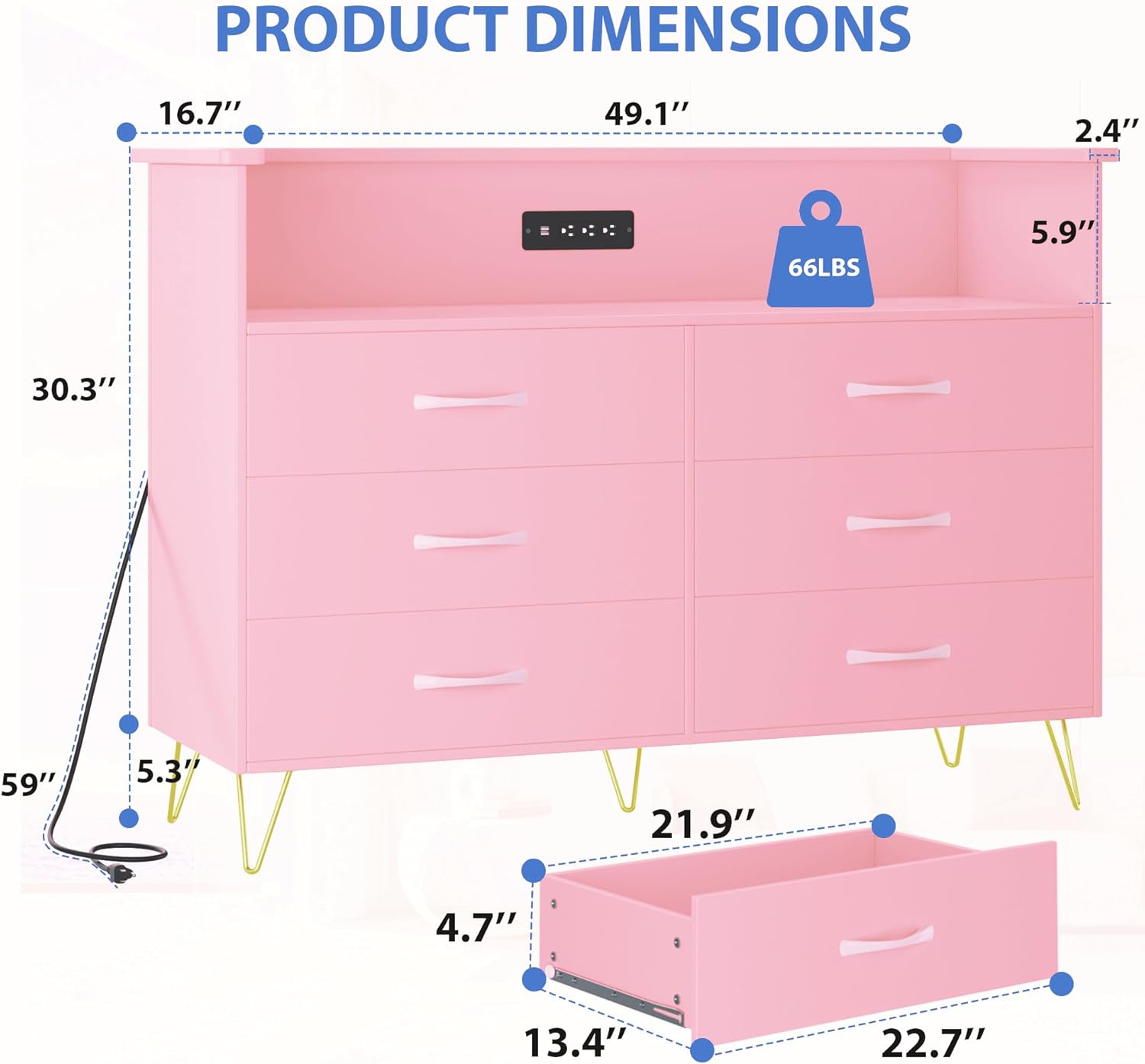 Qeetex LHF-DG-PCMK98U43 dressers - View #2