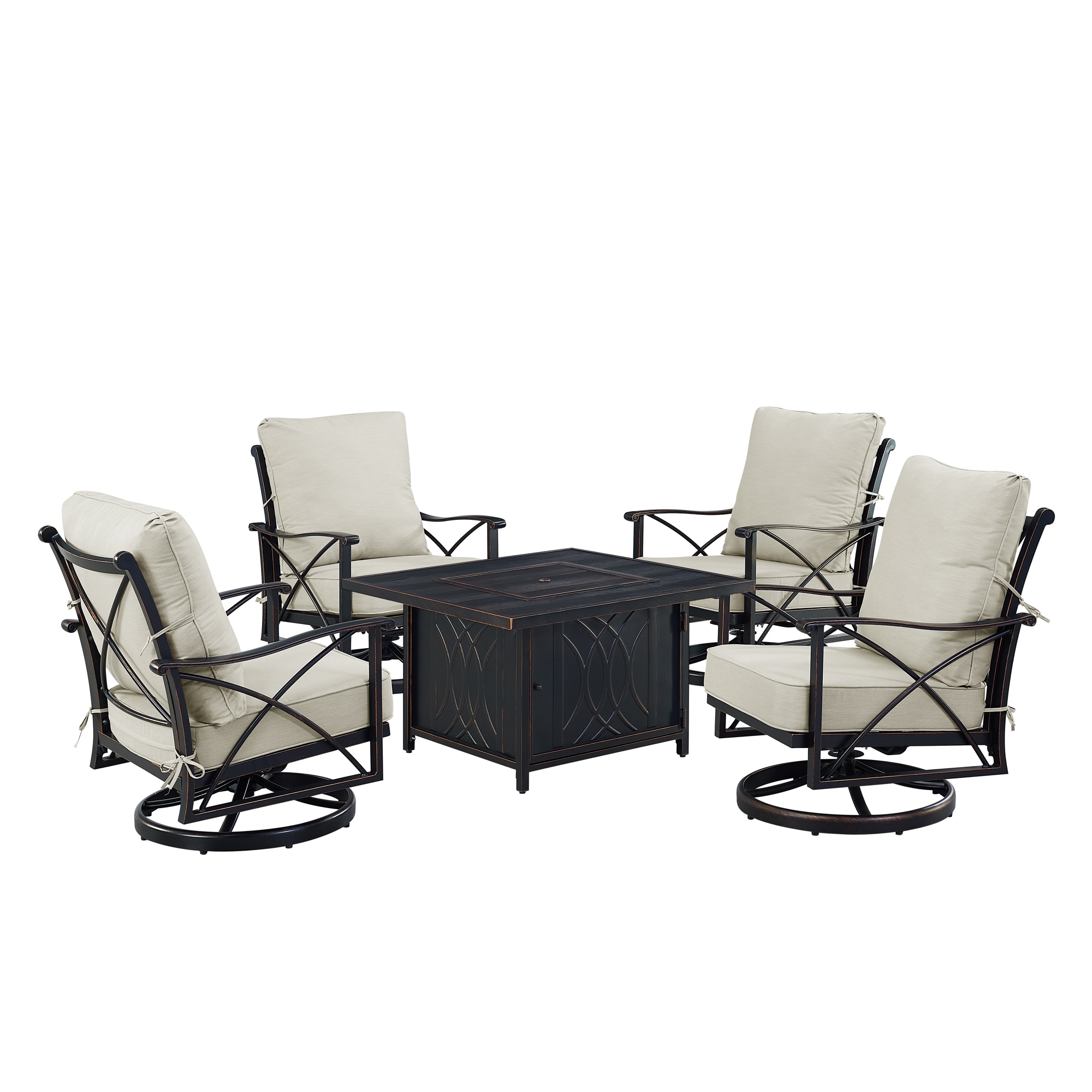 Oakland Living AHRI4CHCAVELGCUA Patio-Conversation-Sets - View #4