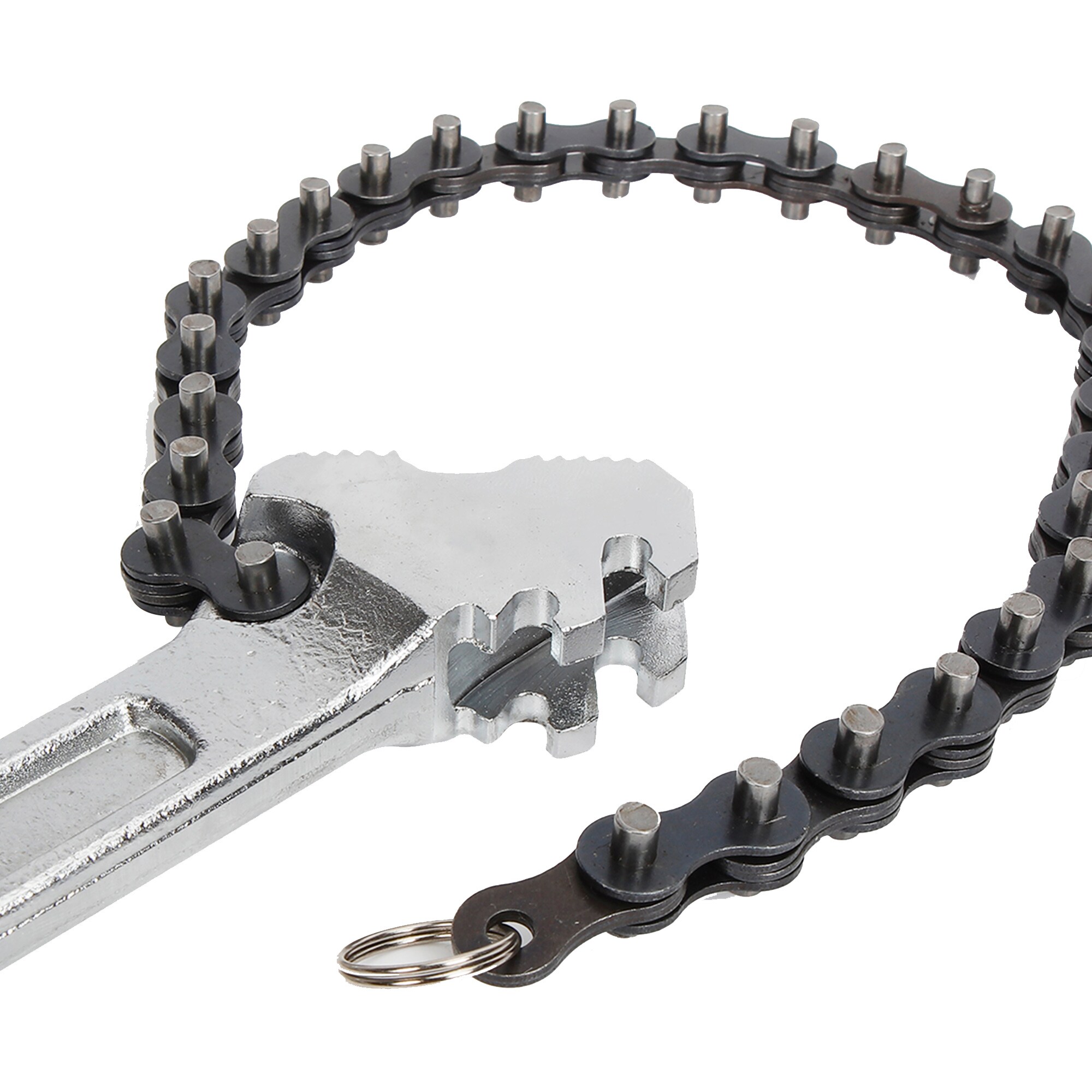 Klein Tools - Chain & Strap Wrench: 5 Max Pipe, 24 Chain Length