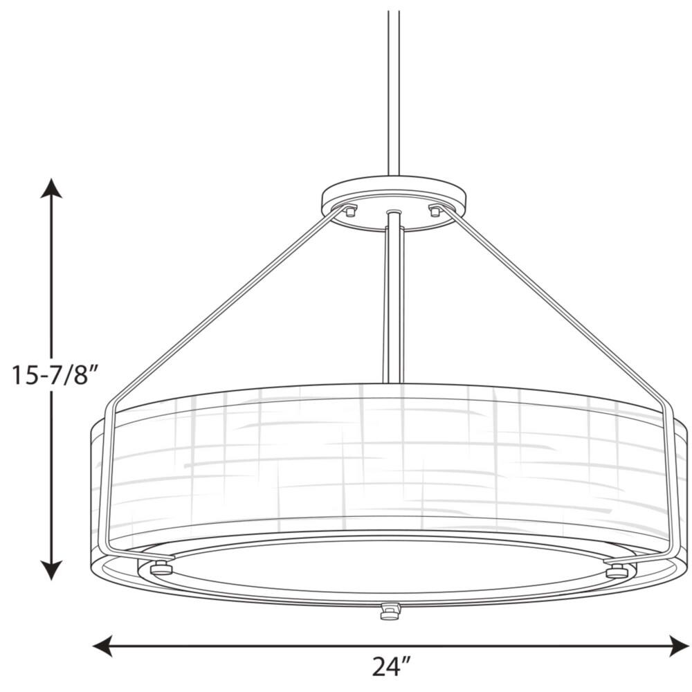 Progress Lighting Ratio 4-Light Antique Bronze Modern/Contemporary ...