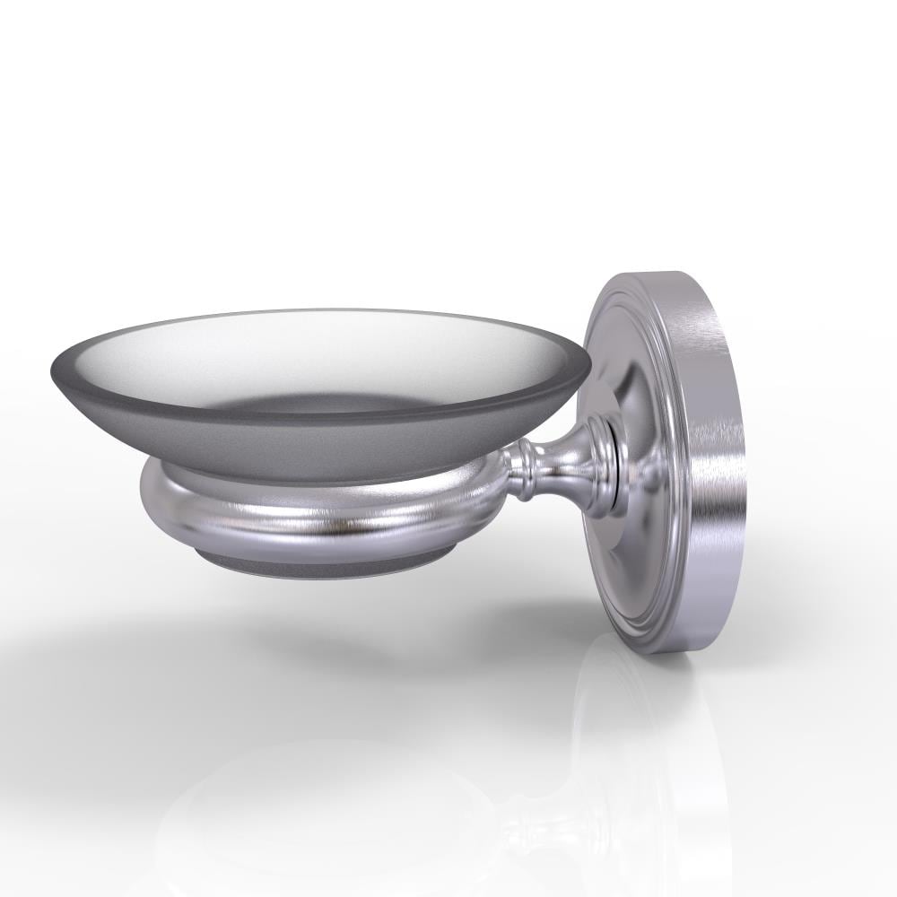 Allied Brass PR-62-SCH Prestige Regal Satin Chrome Brass Soap Dish