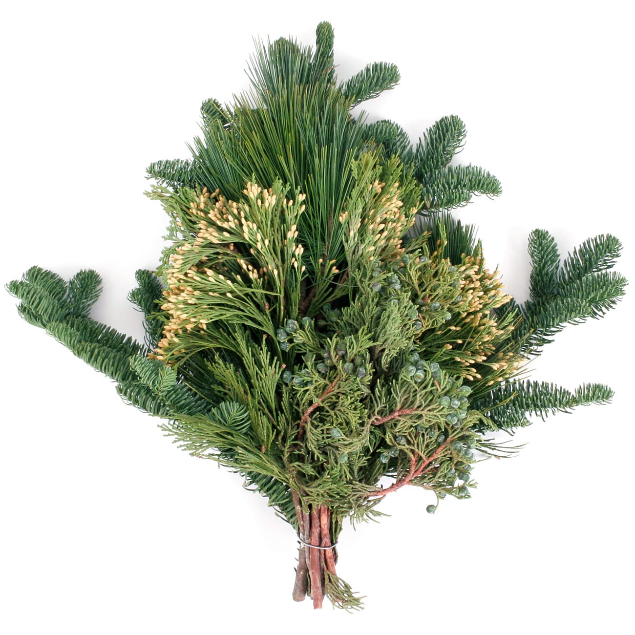 Fresh Christmas Greenery Bouquet in the Fresh Christmas Decorations  department at