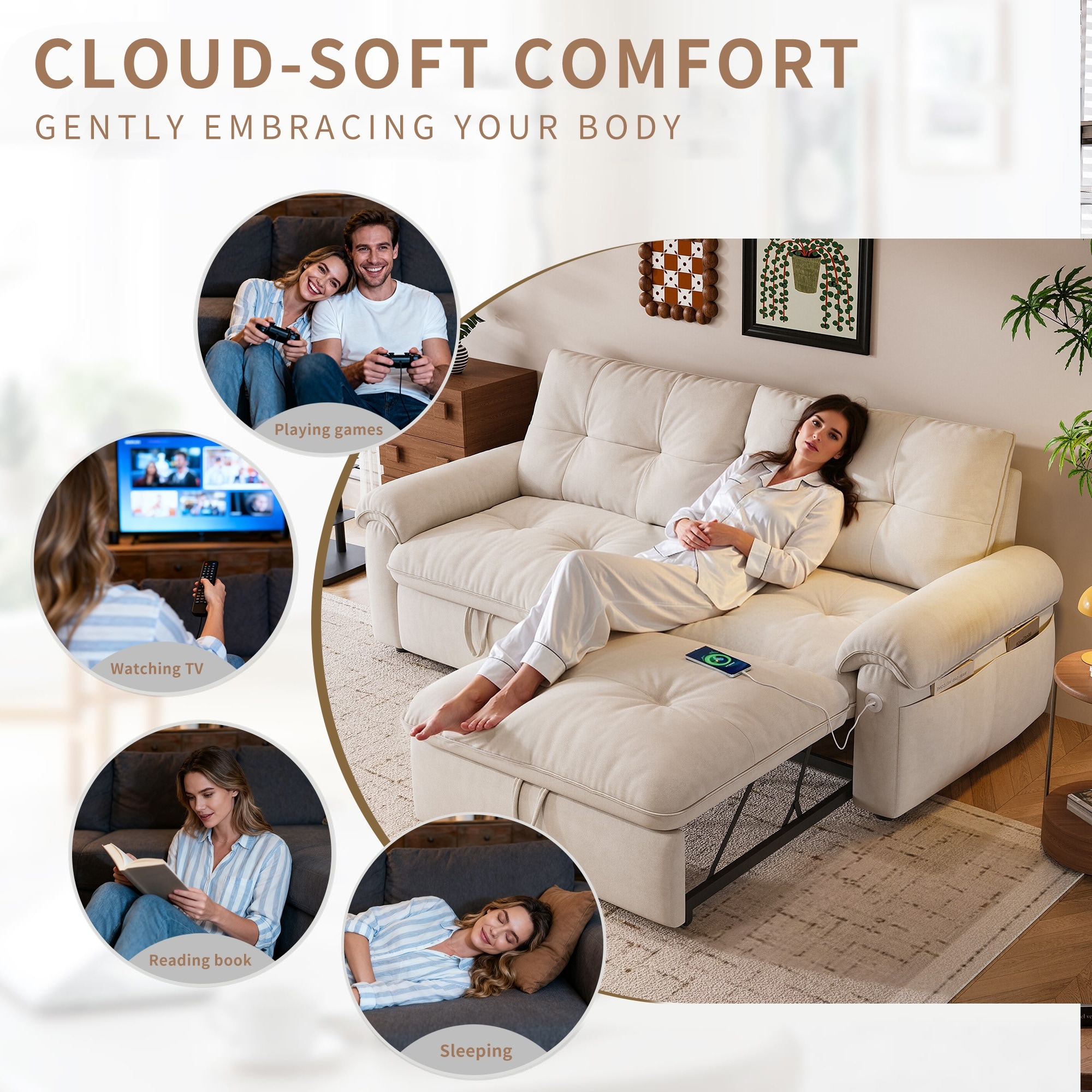 Boyel Living BL-SN508BGE futons - View #6