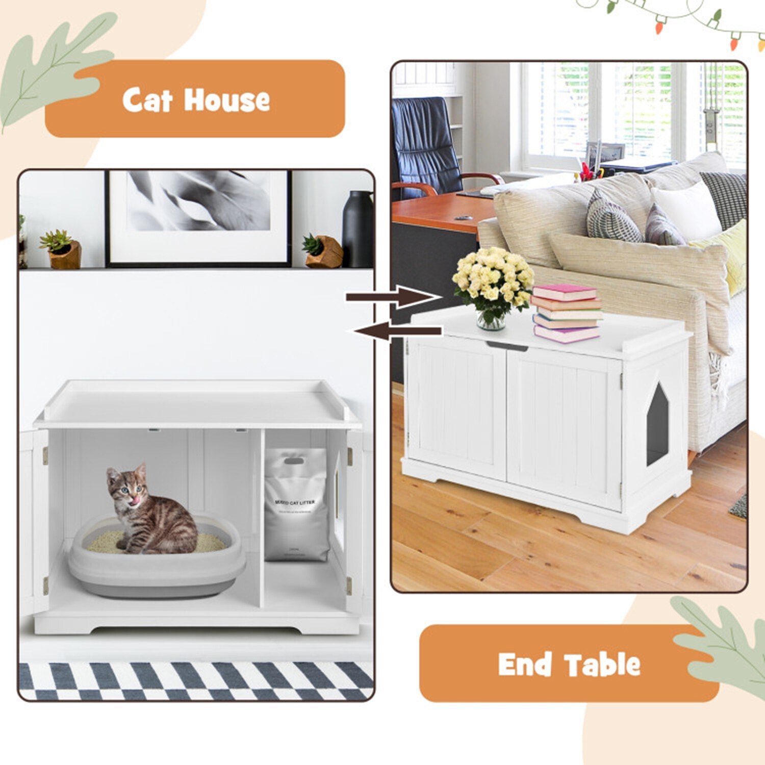 Mondawe MO-HW65619WH Dog-Houses - View #5