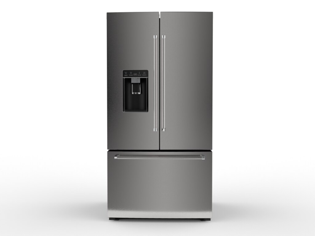 KitchenAid 23.8-cu ft Counter-depth French Door Refrigerator with Ice ...