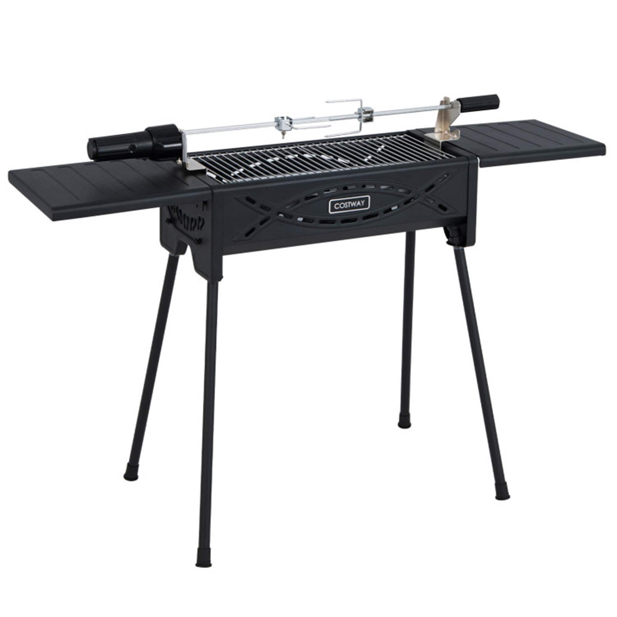 Mondawe MO679DK 10-Inches W Black Charcoal Grill