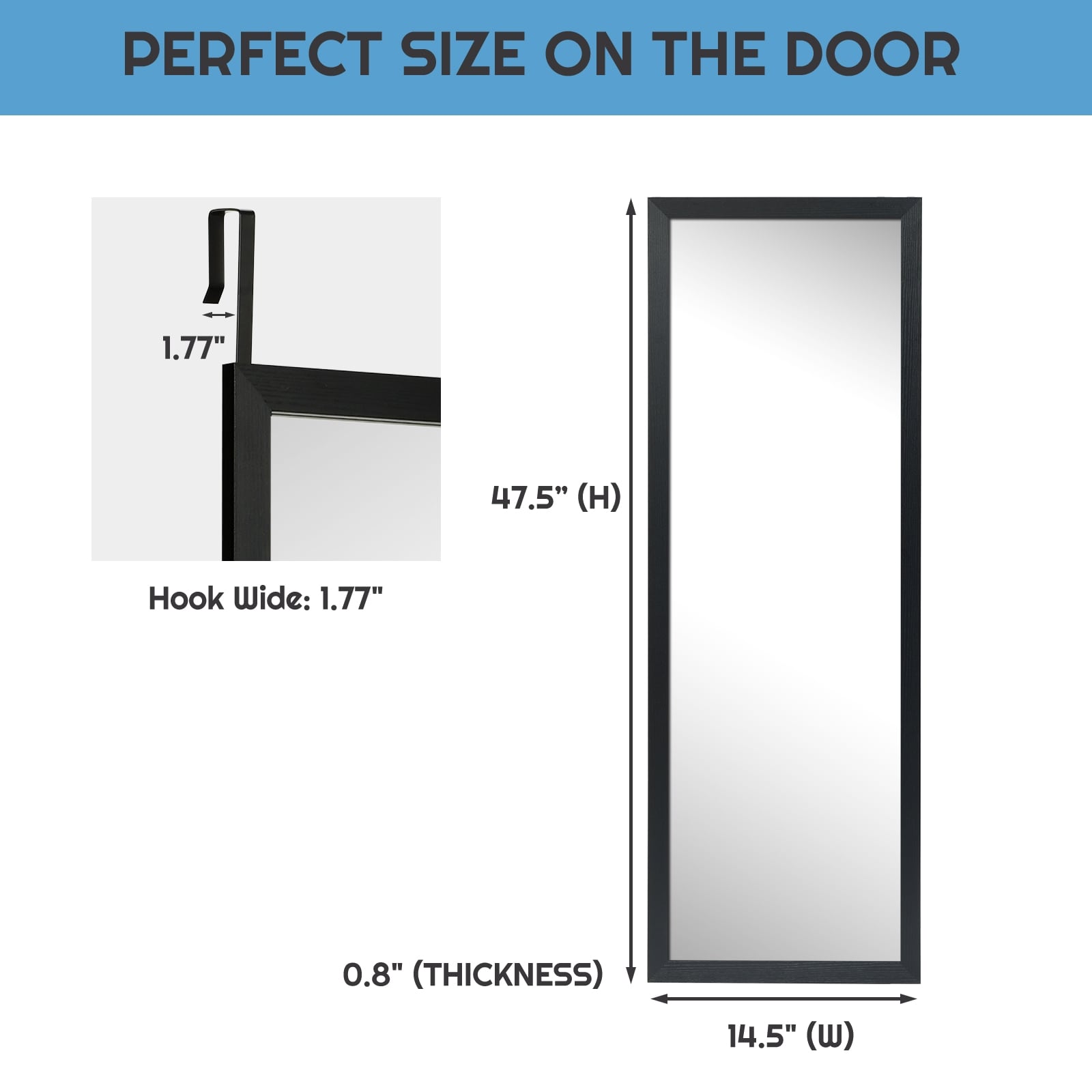 CASAINC HYSN-66332BK Decor-Mirrors - View #5