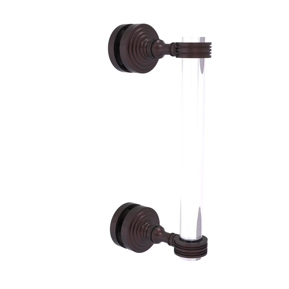 Allied Brass PG-407D-8SM-ABZ Aged bronze 8-Inches Hinged shower door Handle