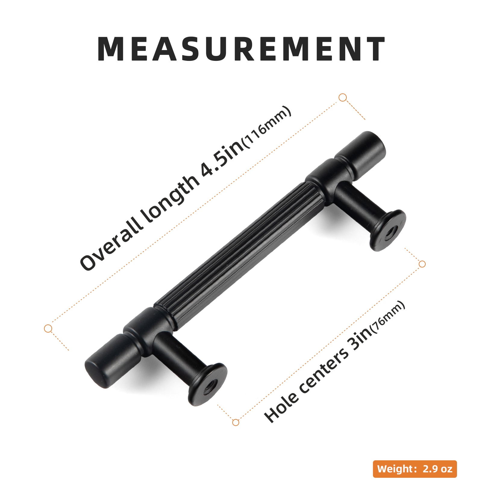 Miaokesen 9621B-76 Cabinet-Pulls - View #2