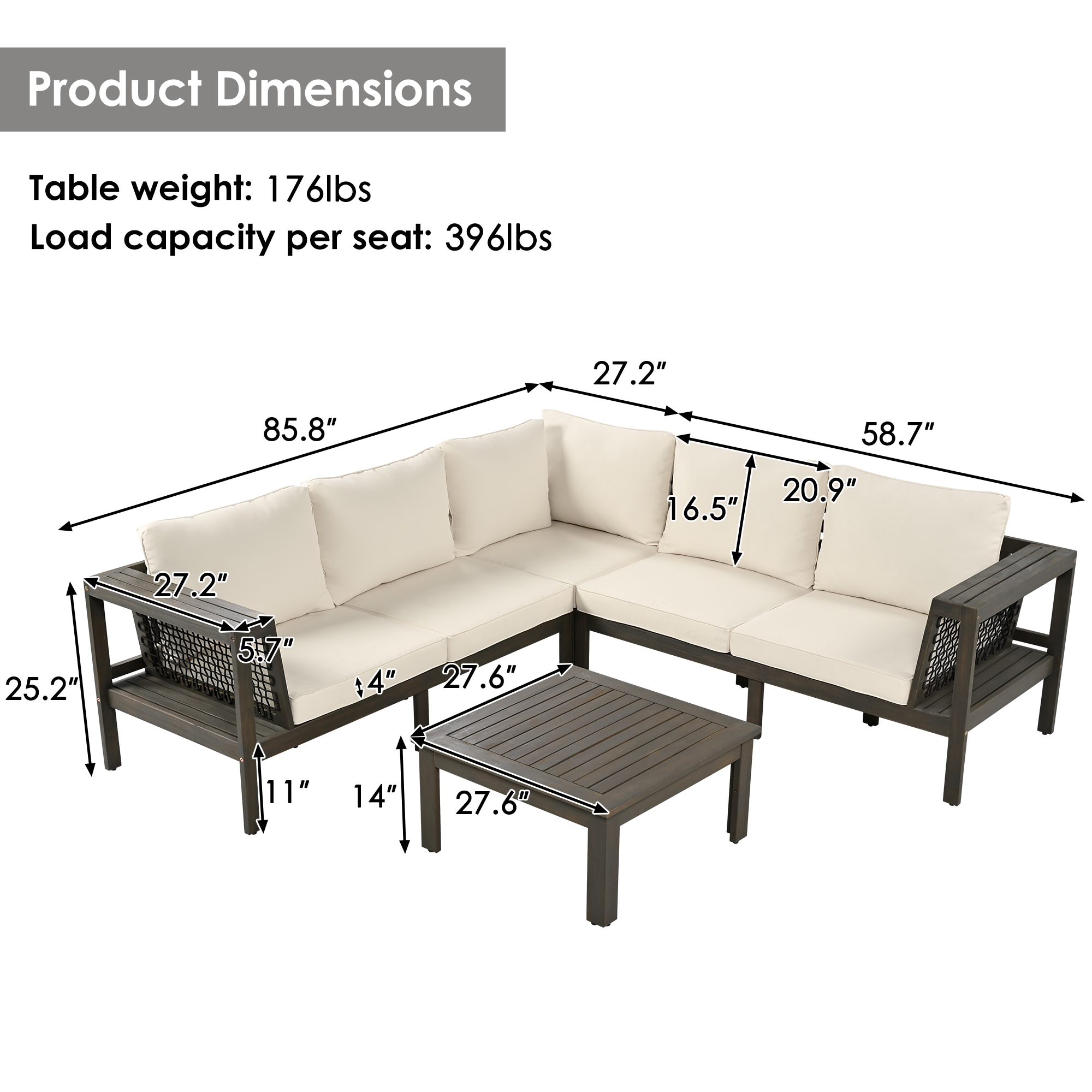 AAZJ JDU-326AAE Patio-Conversation-Sets - View #8