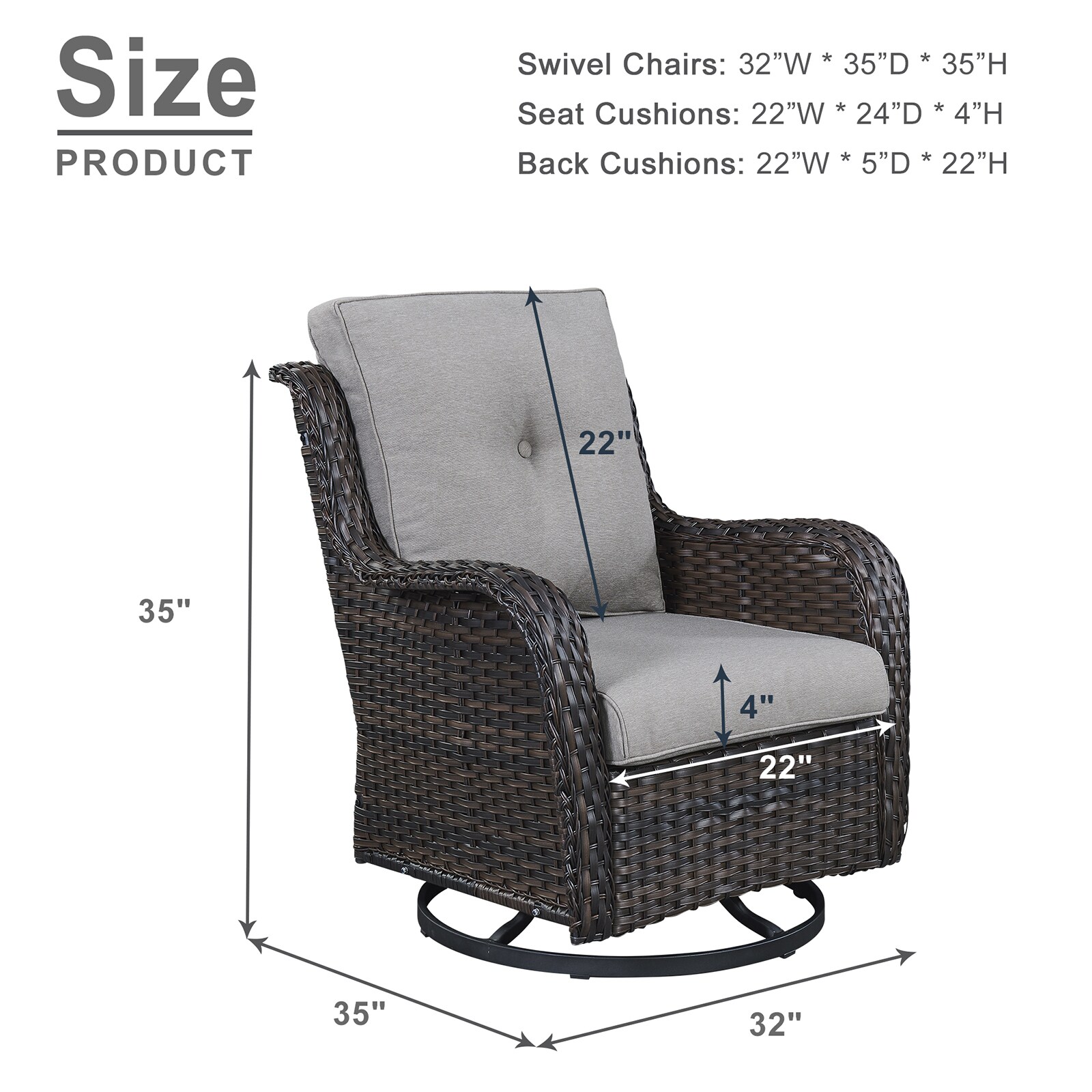 Rilyson FS023-3X2 Patio-Chairs - View #8