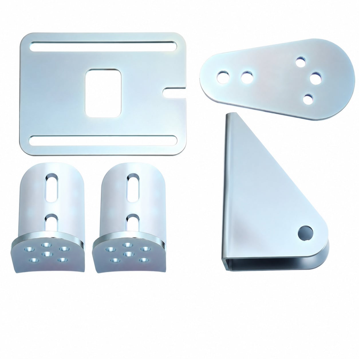 Aoibox  Durable Steel Gate Opener Mounting Brackets for Swing Doors 7 1 x 4 7 x 3 5 in Hardware Replacement