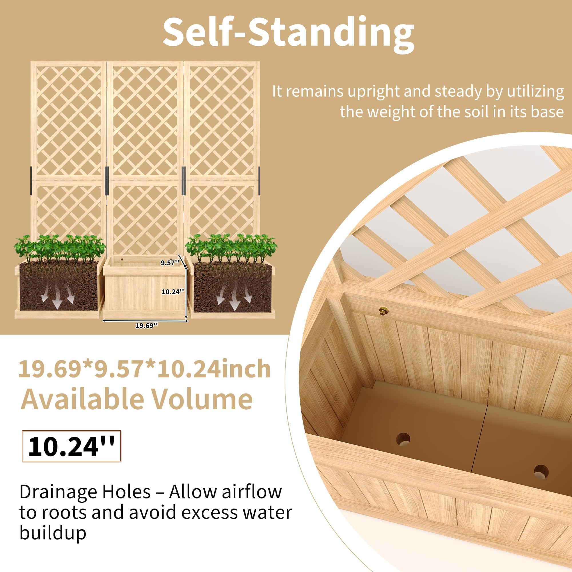 GarveeLife JJJ87-JJ1072 Raised-Planter-Boxes - View #4