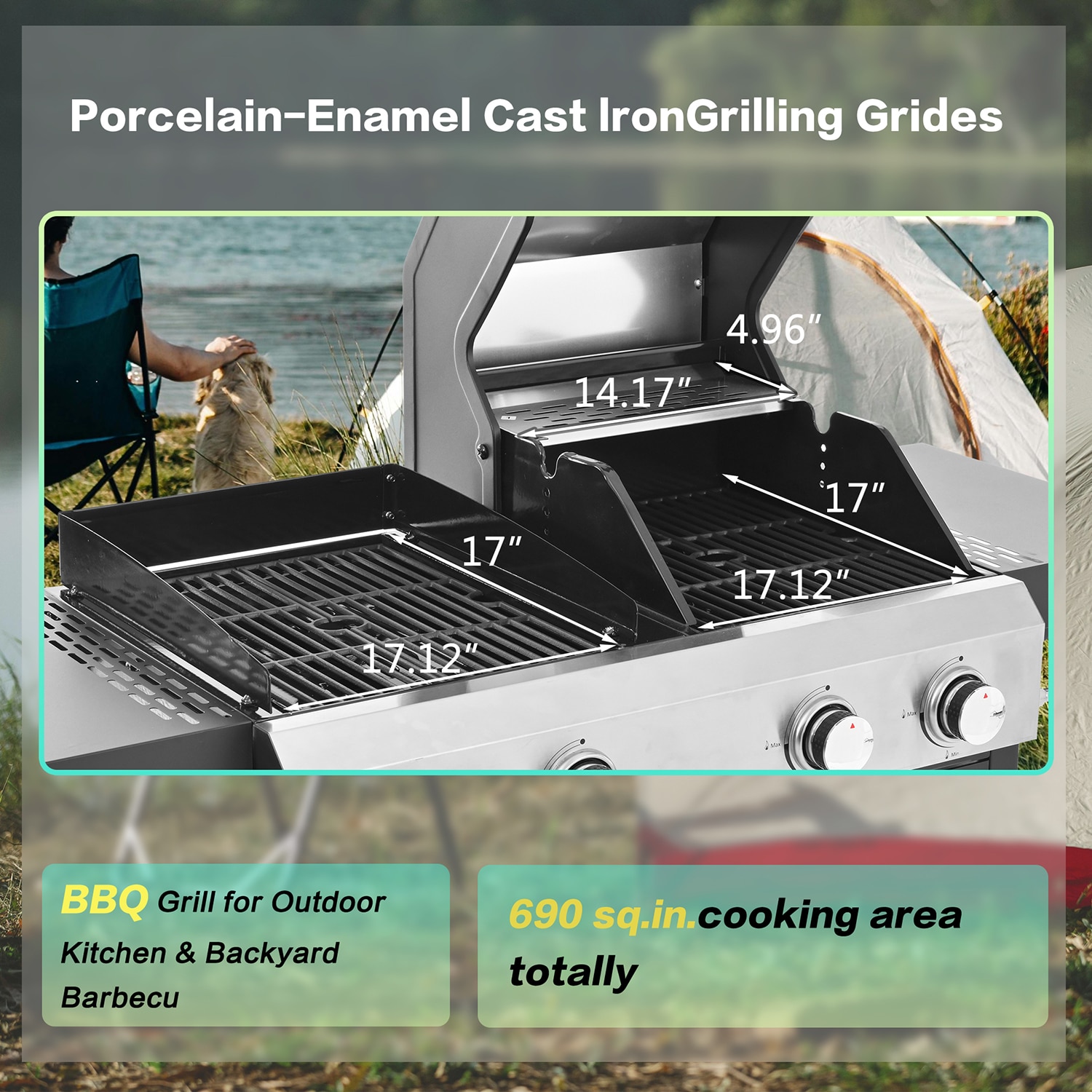 GZMR GZ-W22303 Gas-Grill - View #14